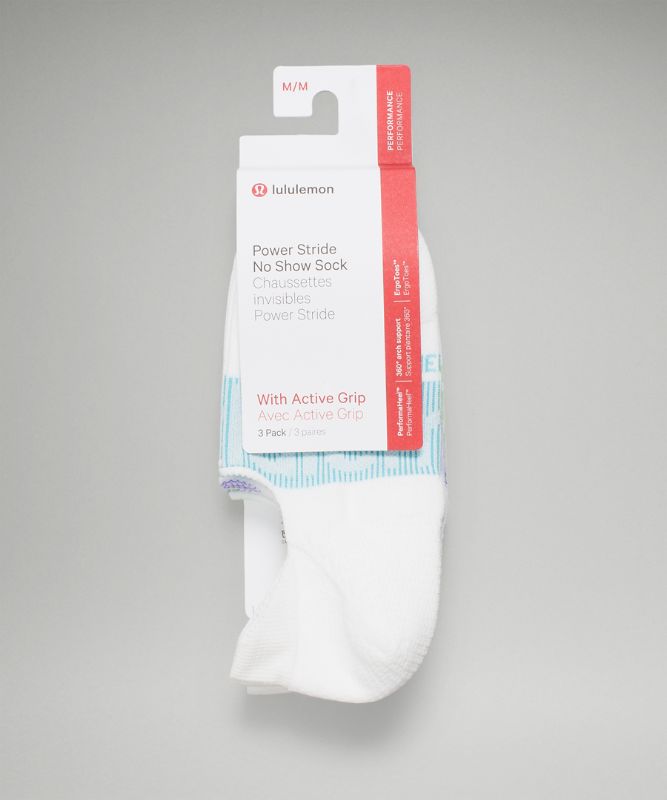 Power Stride unsichtbare Socken mit Active Grip *Antistink 3er Pack
