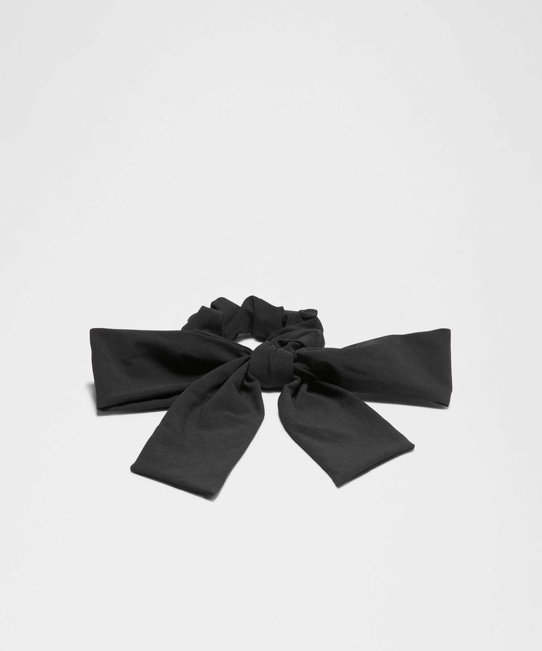 Uplifting Scrunchie Big Bow - Black,Neutral