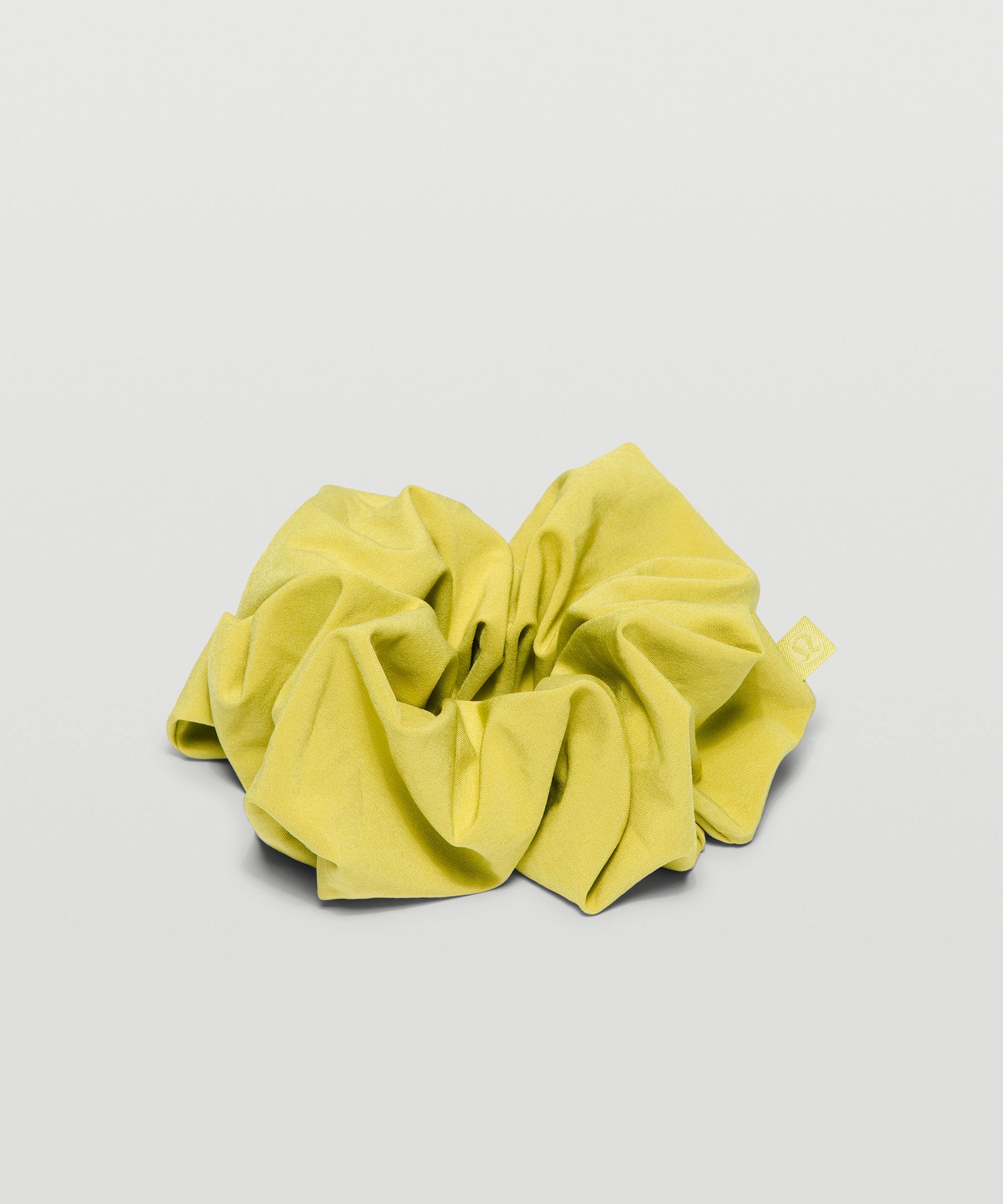 Lululemon Uplifting Oversized Scrunchie In Yellow