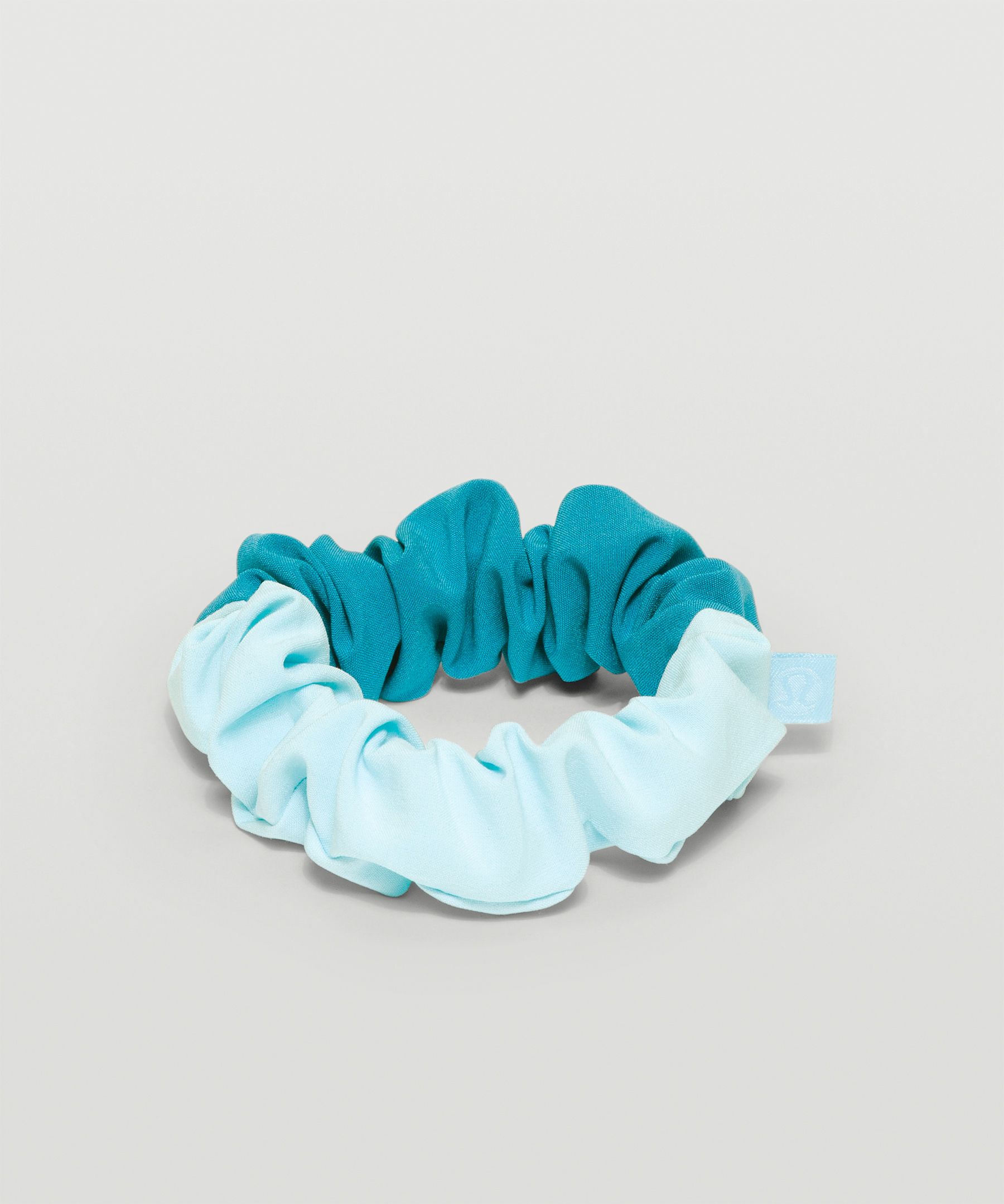 Lululemon Uplifting Scrunchie In Hawaiian Blue/icing Blue