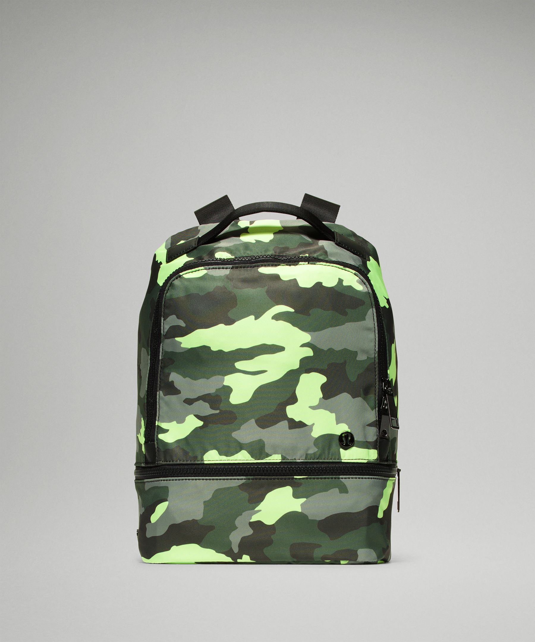 Lululemon City Adventurer Backpack 10l In Heritage 365 Camo Neo Mint /black