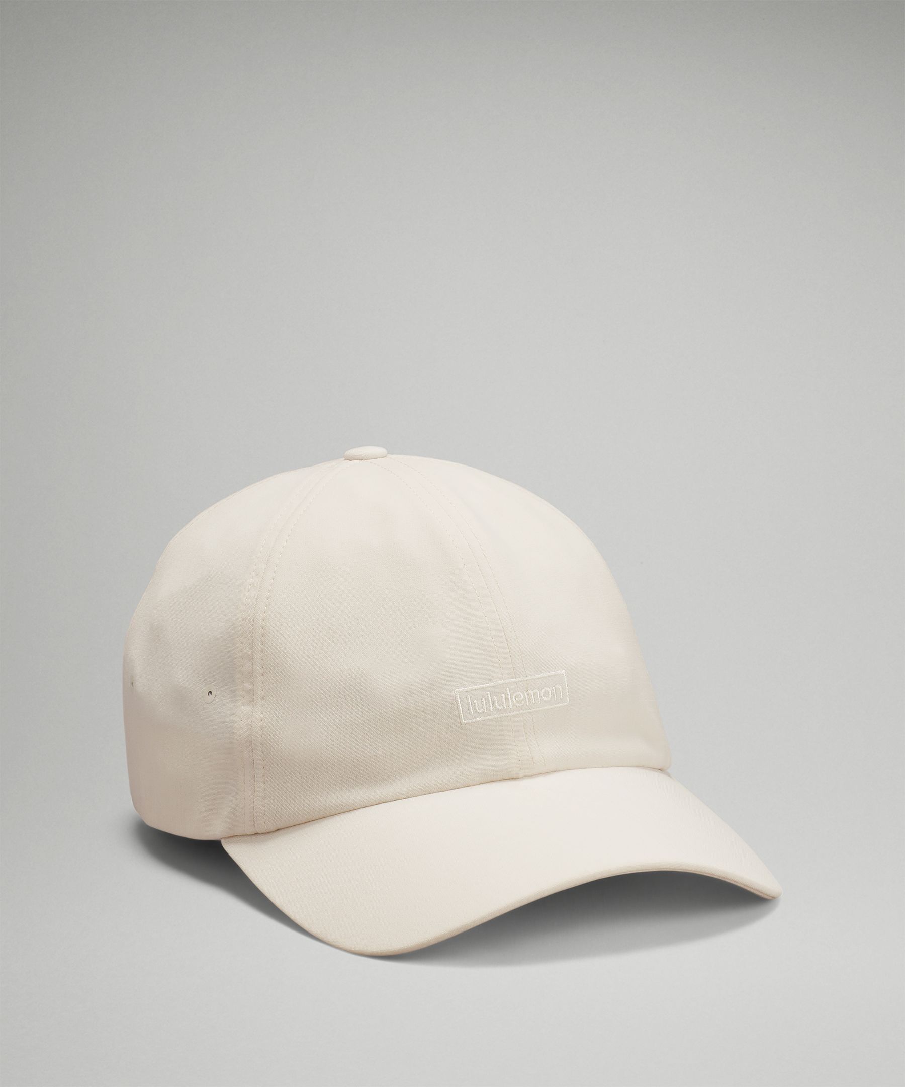 Lululemon Baller Hat Soft Embroidery In White Opal