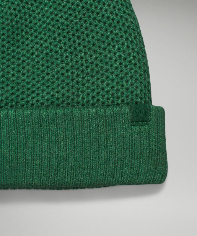 Fleece-Lined Knit Beanie