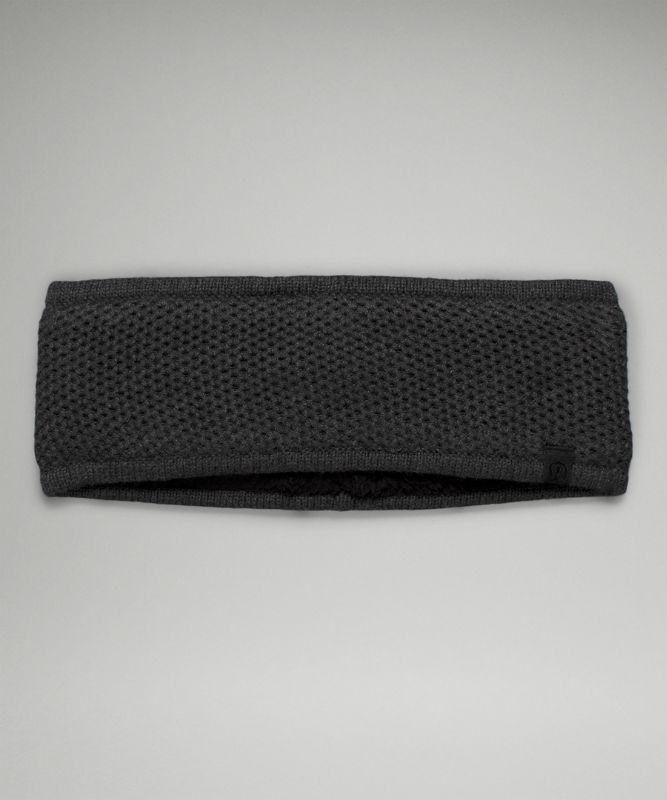 Fleece-Lined Knit Ear Warmer