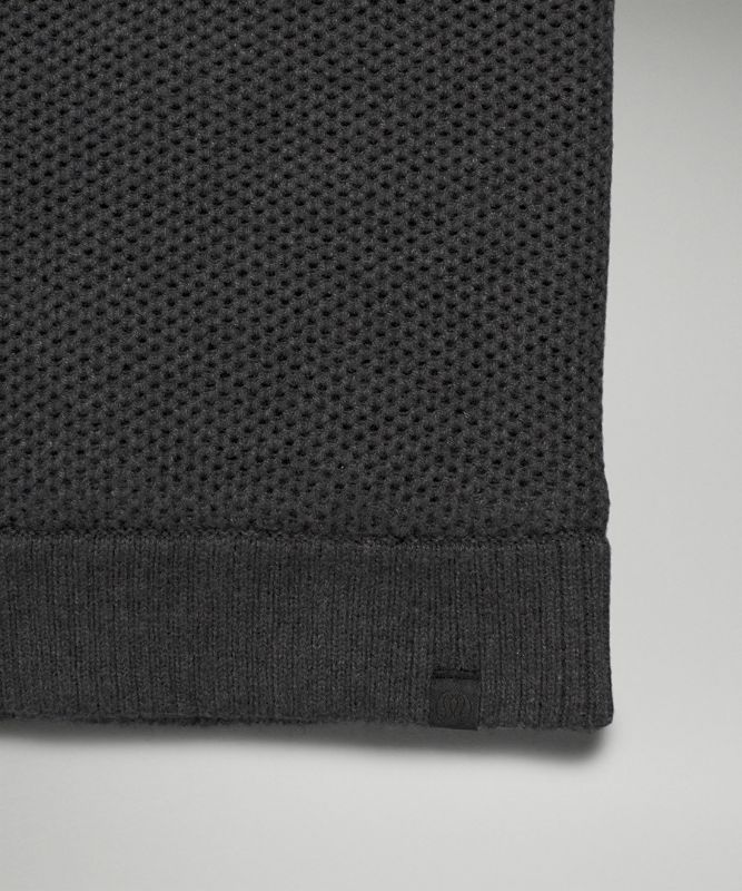 Fleece-Lined Knit Neck Warmer