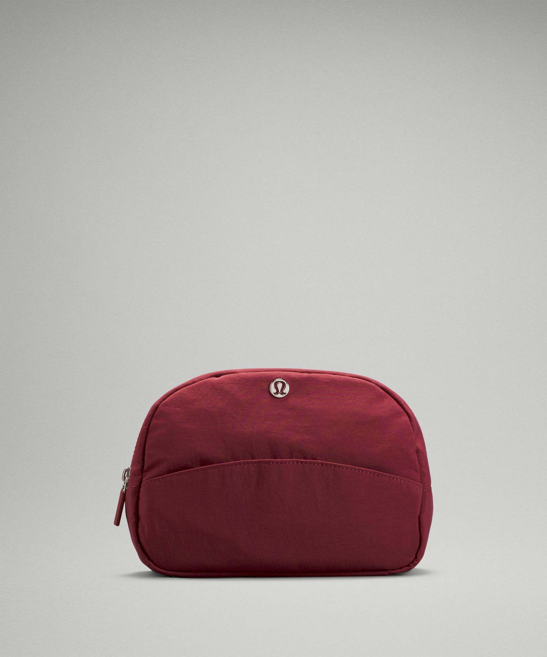 Lululemon Double-zip Pouch In Mulled Wine