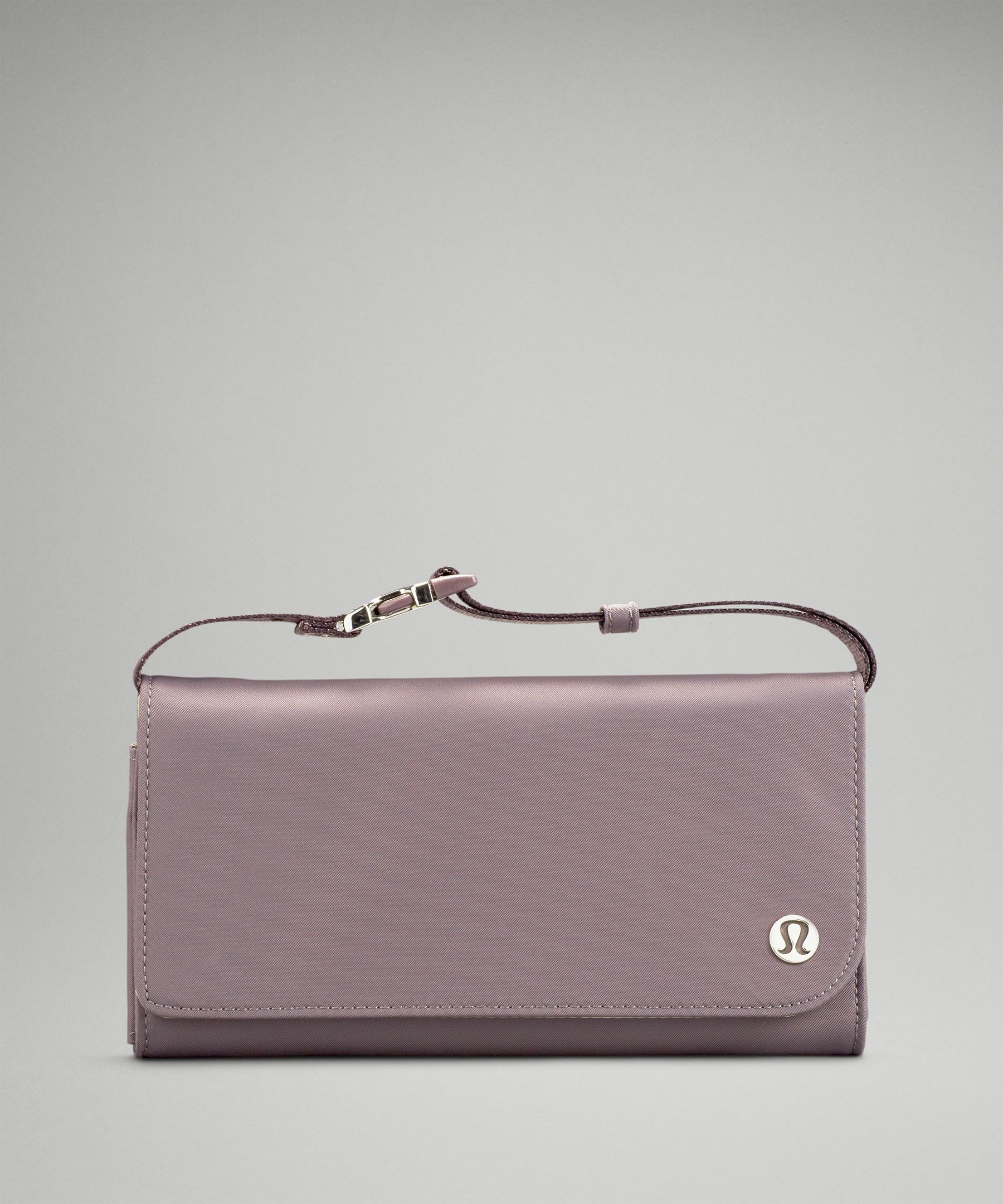 Lululemon Wallet Clutch Crossbody In Lunar Rock/trench