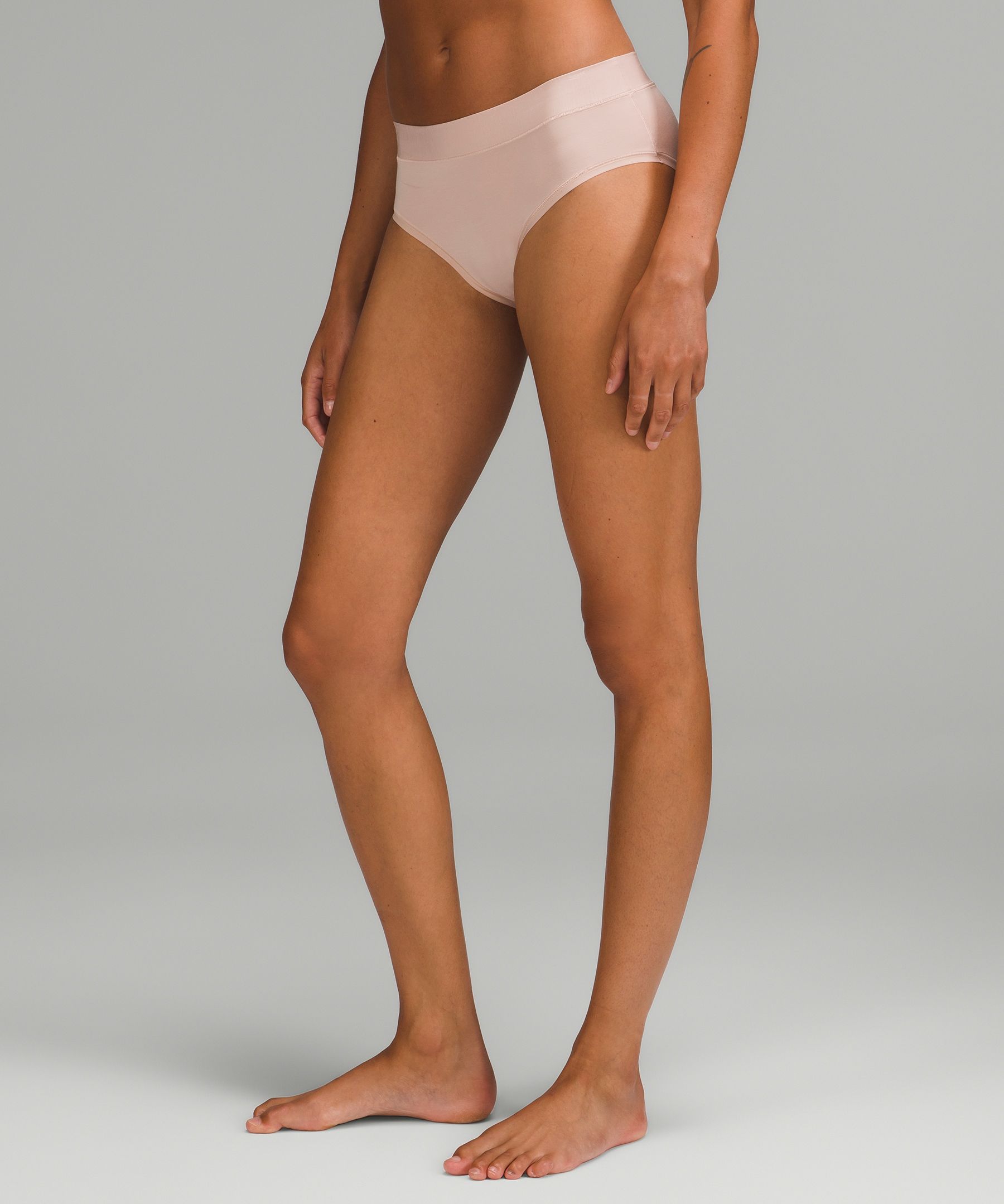 Lululemon Underease High-rise Bikini Underwear In Misty Shell