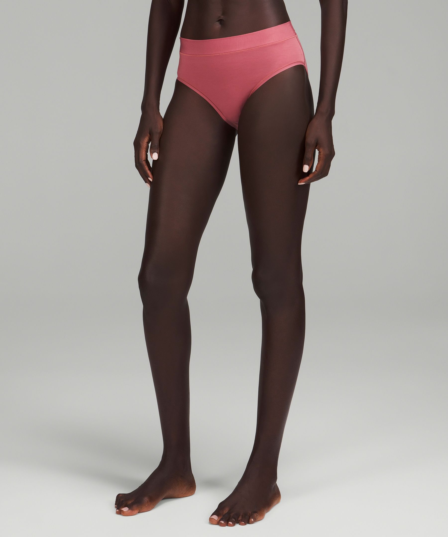 Lululemon Underease High-rise Bikini Underwear In Brier Rose
