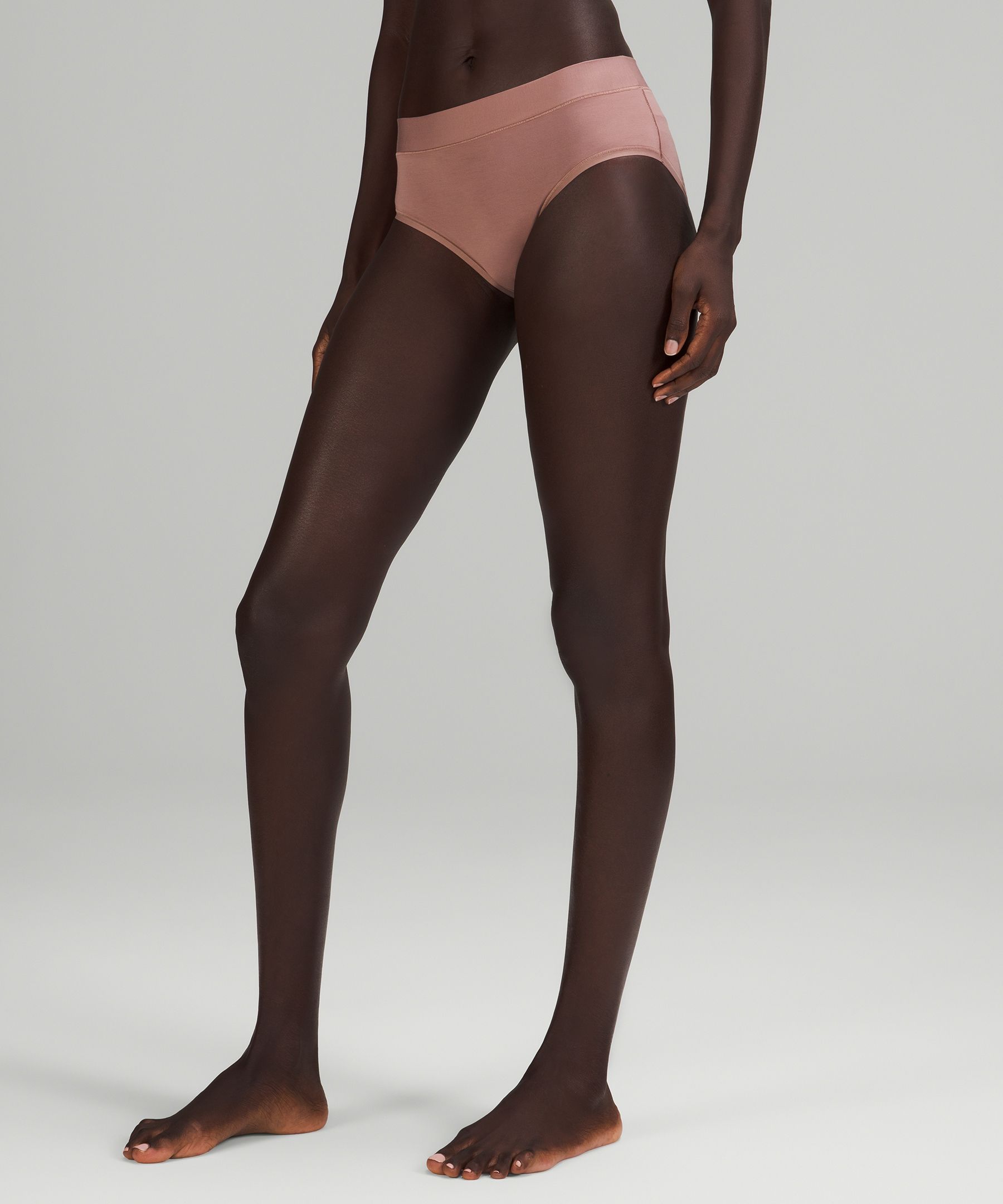 Lululemon Underease High-rise Bikini Underwear In Twilight Rose