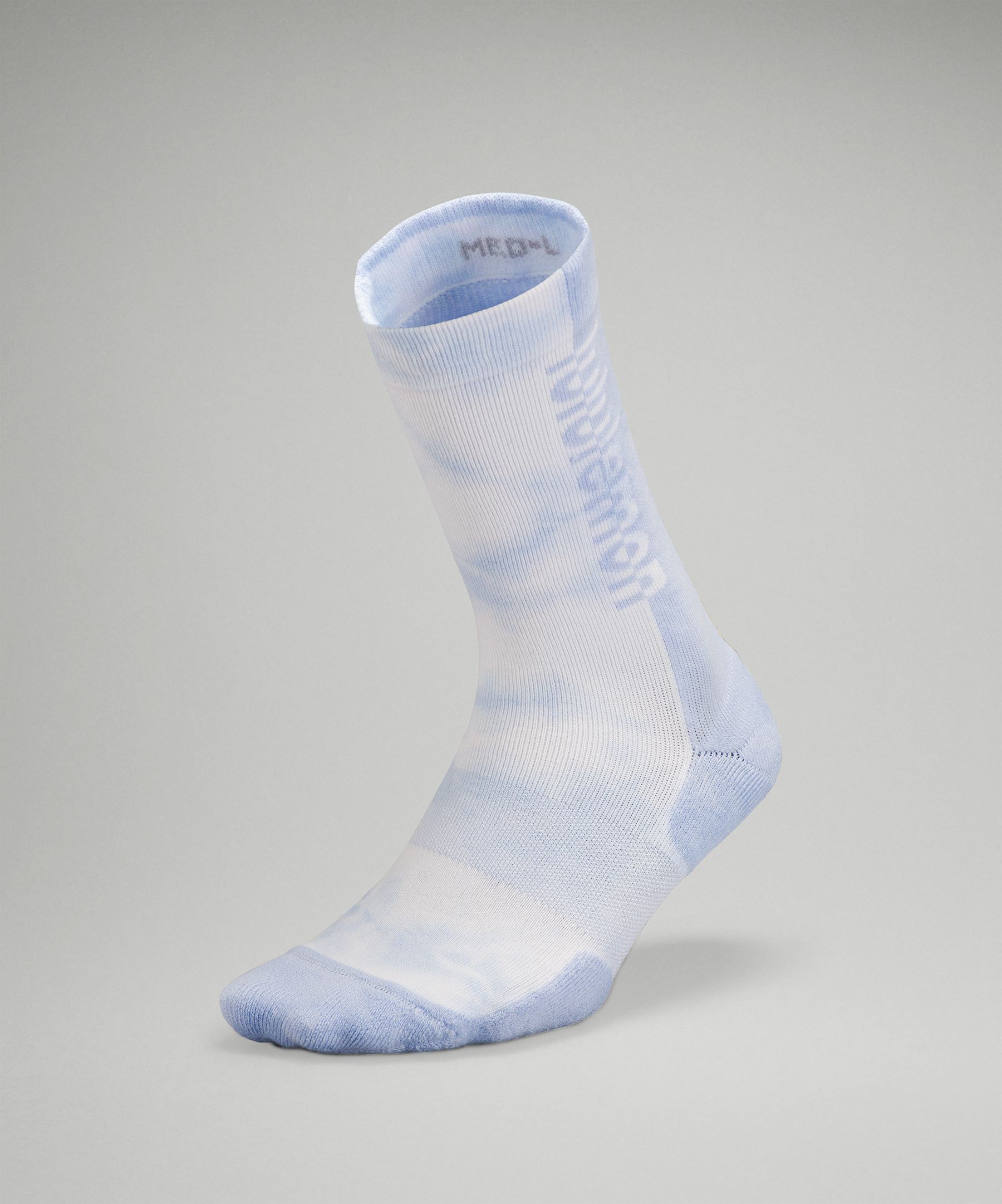 Lululemon Daily Stride Crew Socks Tie Dye In Blue Linen ModeSens
