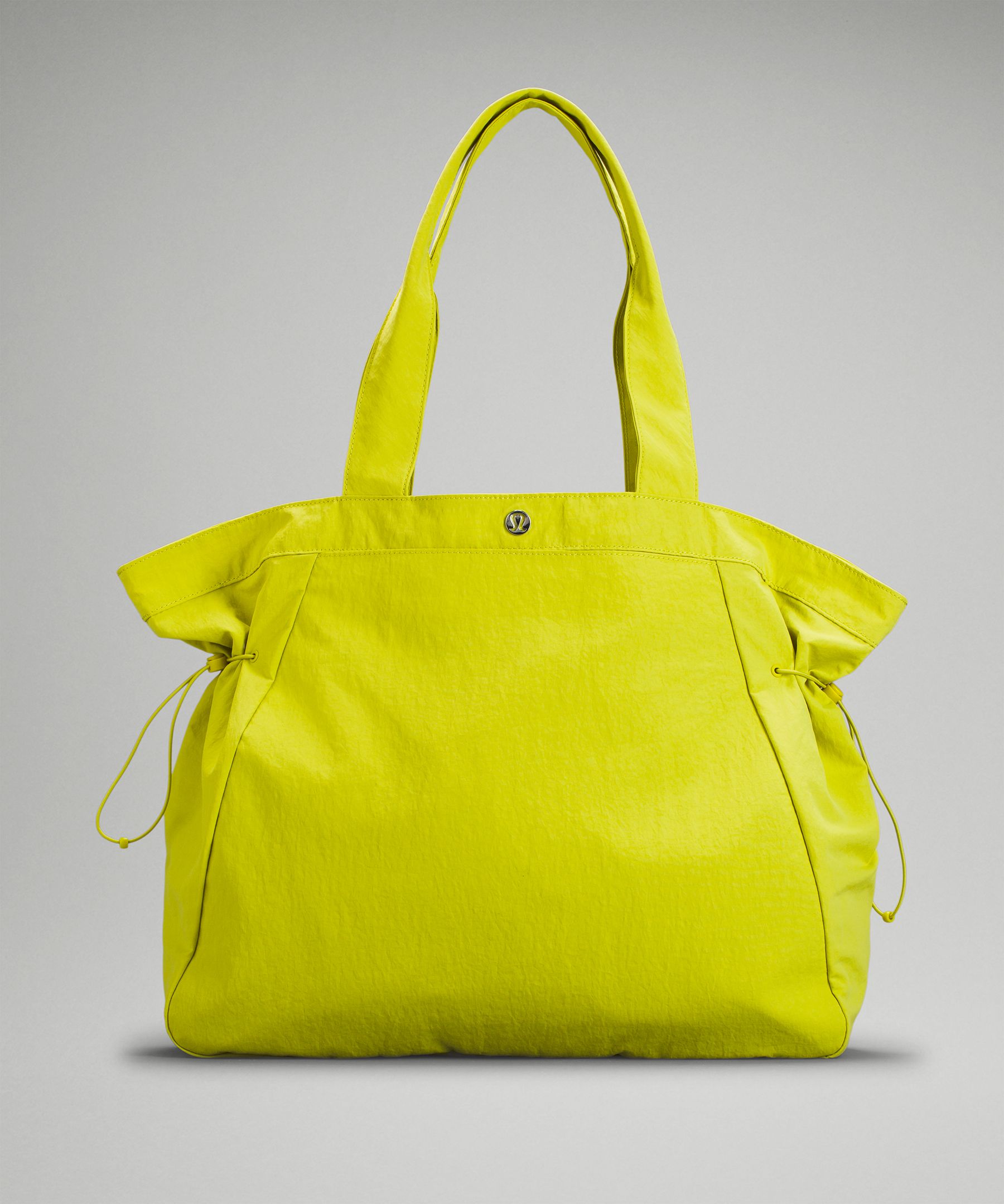Lululemon Side-cinch Shopper Bag *18l In Yellow