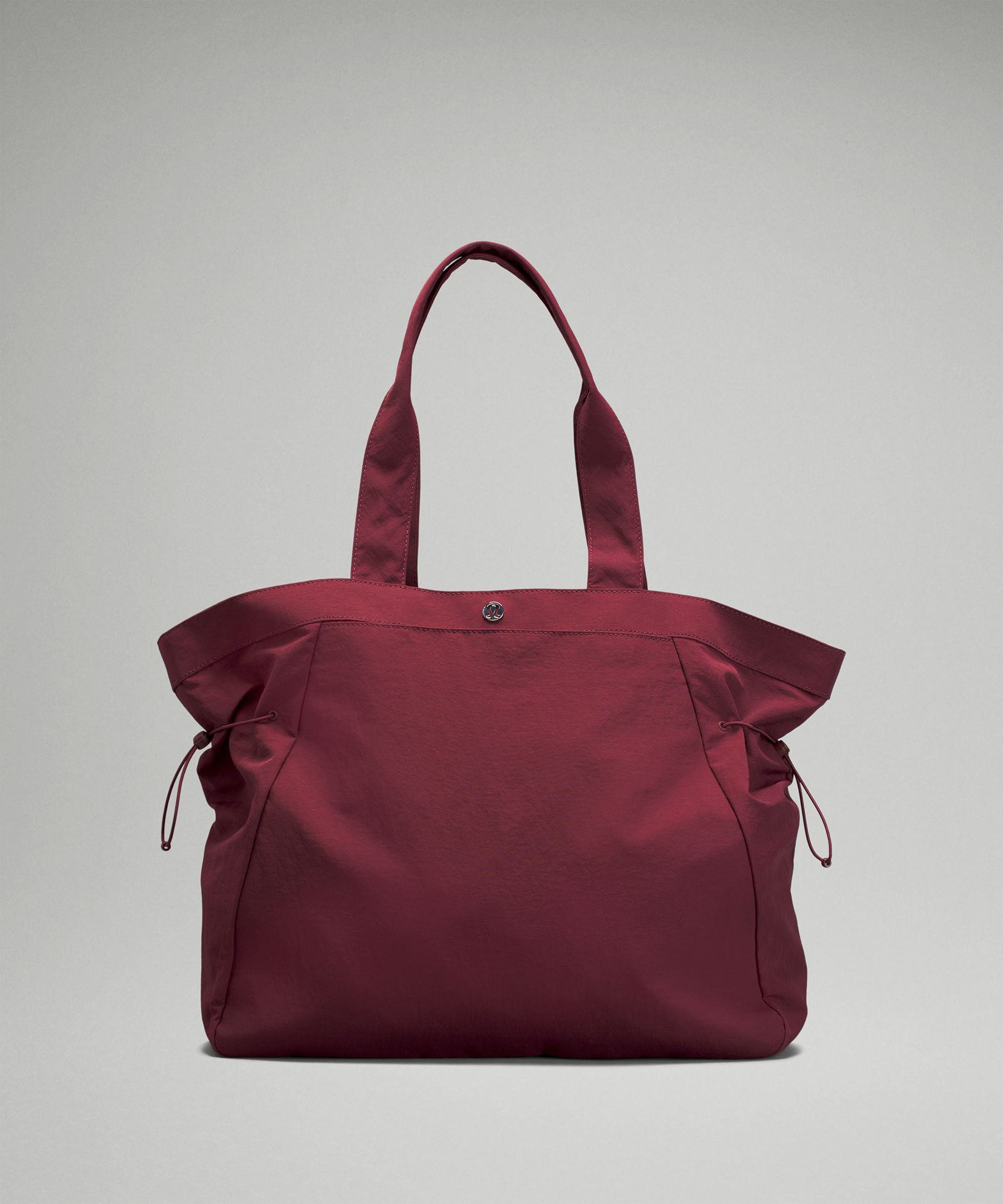 Lululemon Side-cinch Shopper Bag 18l In Red Merlot