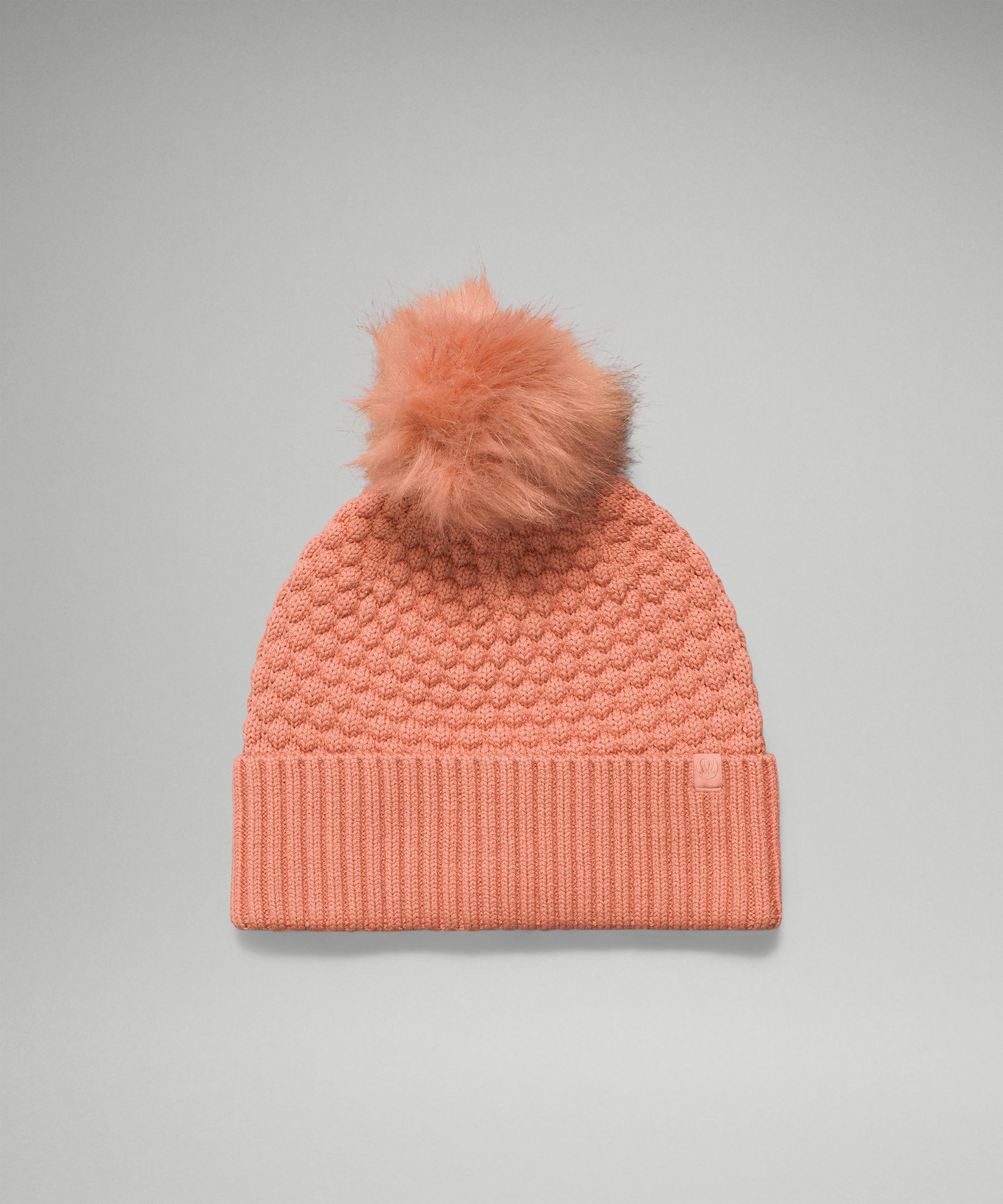 Bubble Knit Pom Beanie