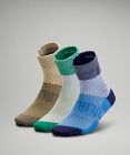 Daily Stride Mid-Crew Sock 3 Pack *Sparkle