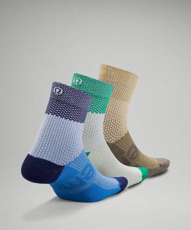 Daily Stride Mid-Crew Sock 3 Pack *Sparkle