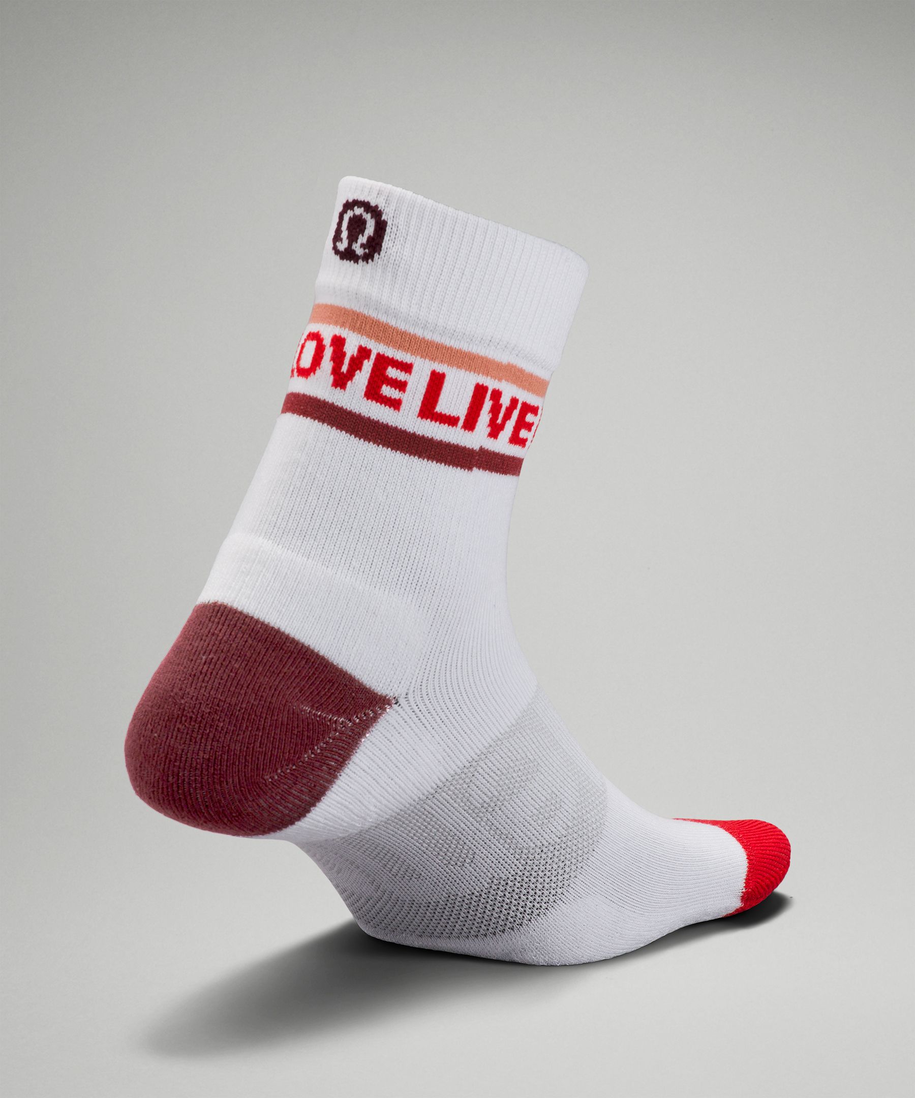 Women's Daily Stride MidCrew Sock Love *Wordmark