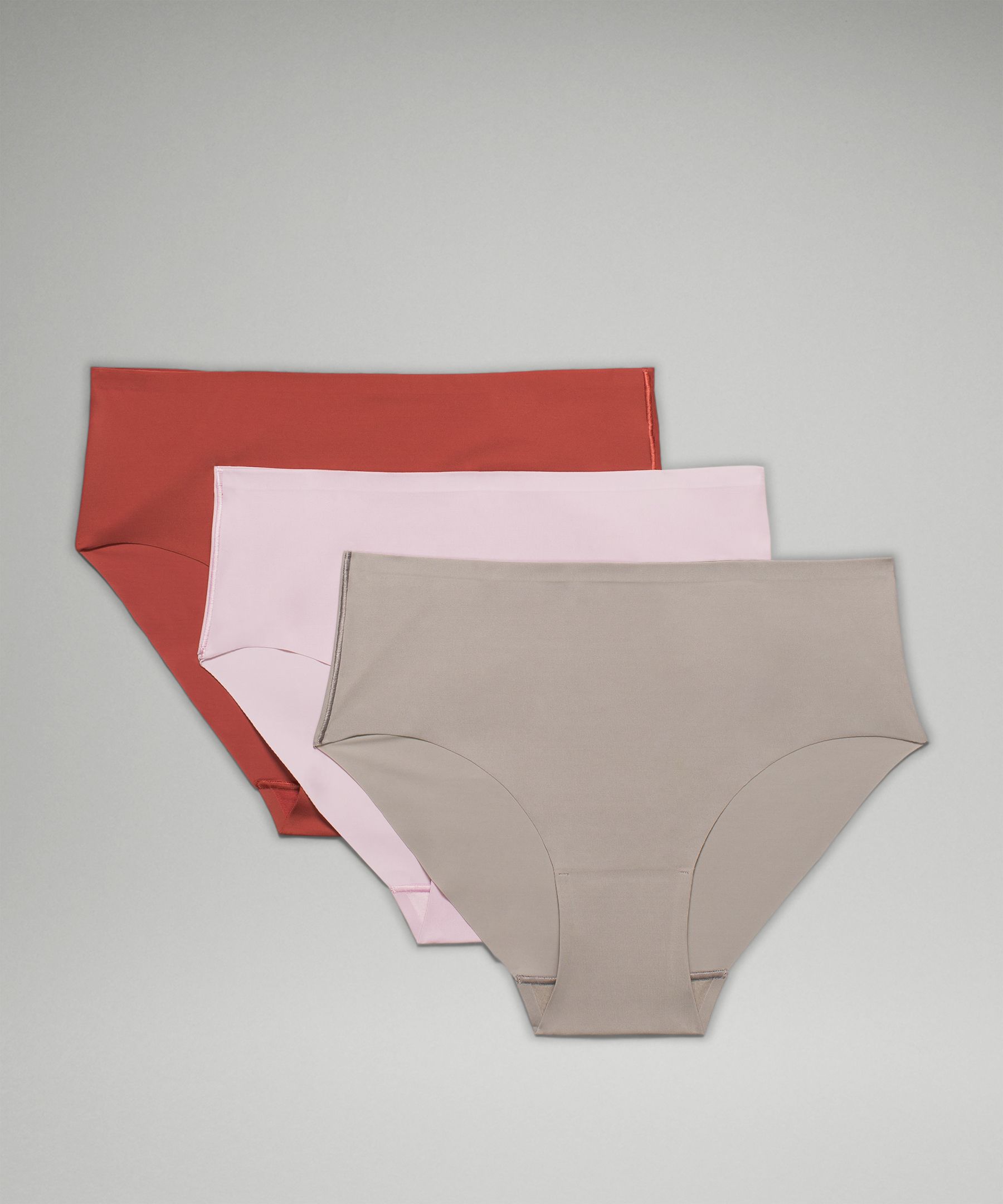 Lululemon Invisiwear High-rise Bikini Underwear 3 Pack