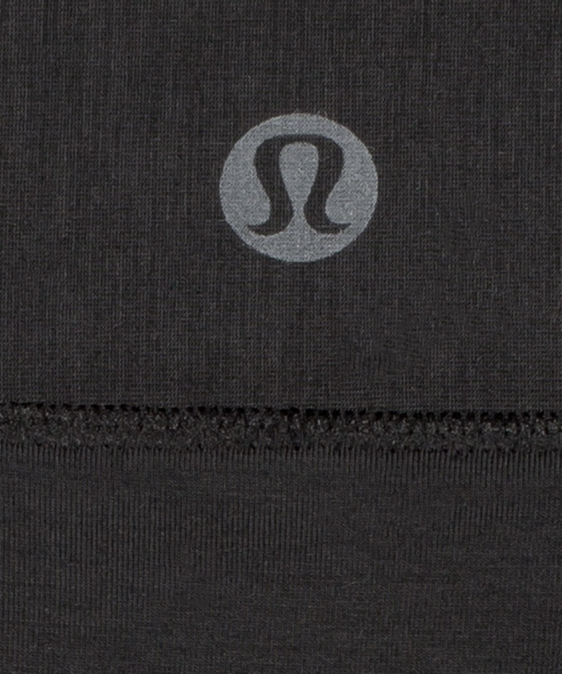 Lululemon UnderEase Ribbed High-Waist Thong Underwear - Black