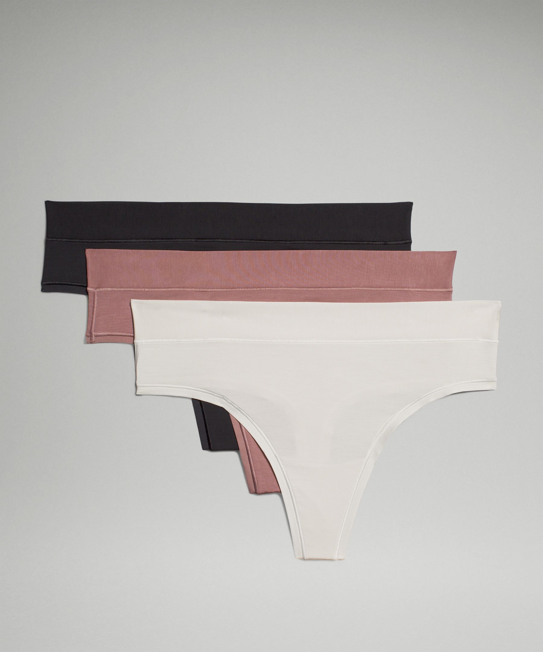 Lululemon Underease High-rise Thong Underwear 3 Pack