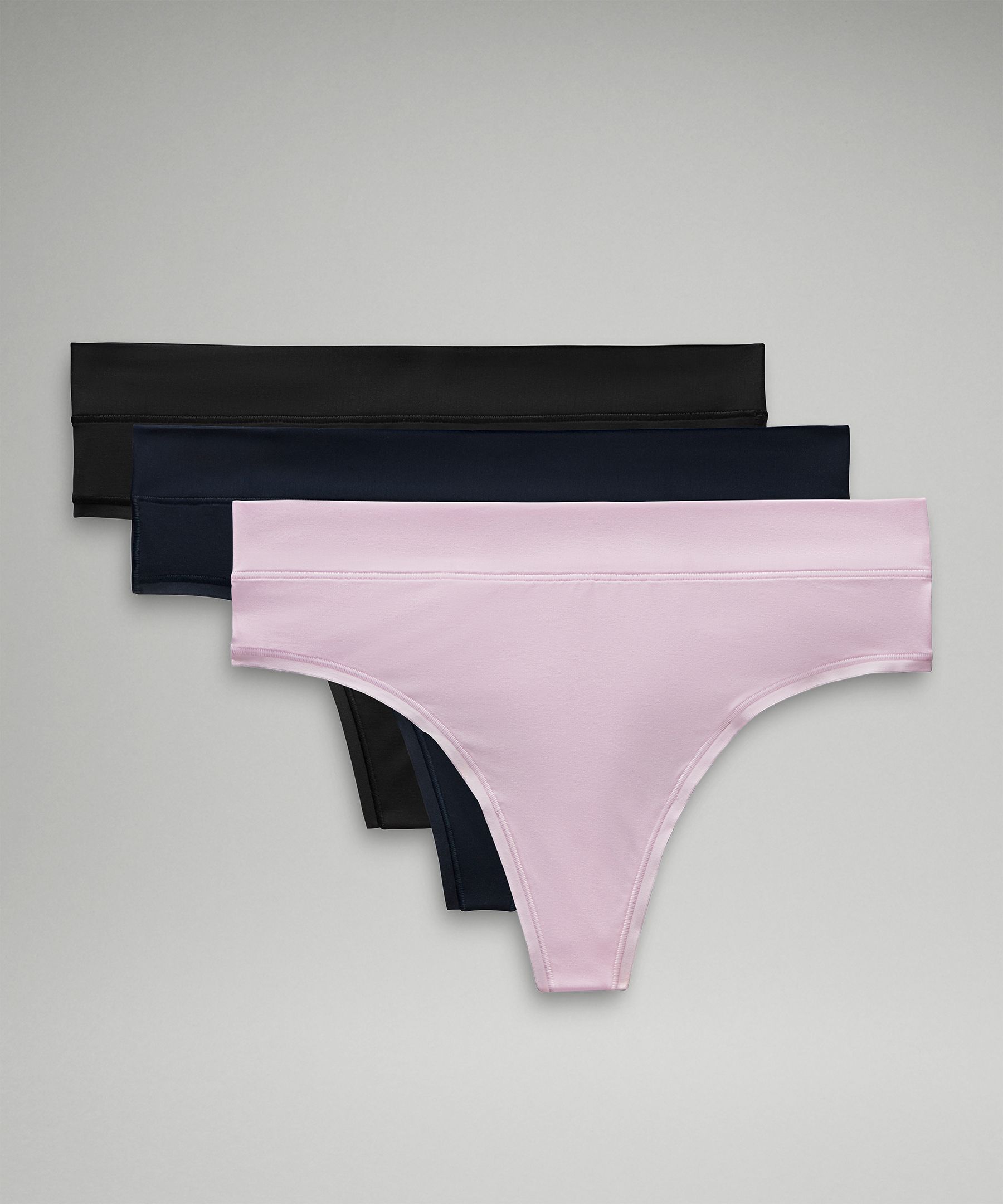 Qoo10 - High Quality Seamless T Back Panties Thong 3-PACK