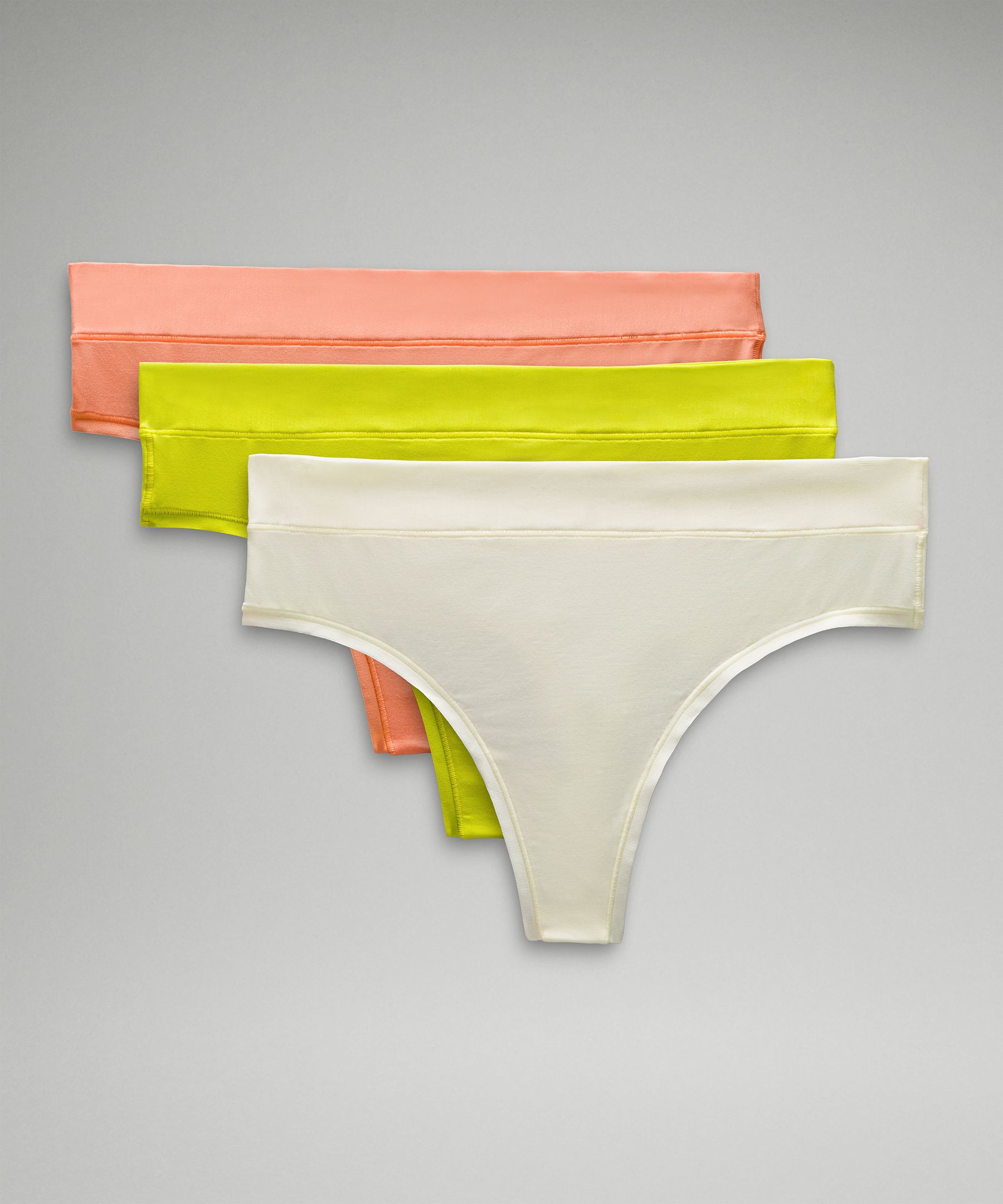 UnderEase HighRise Thong Underwear *3 Pack Women's Underwear