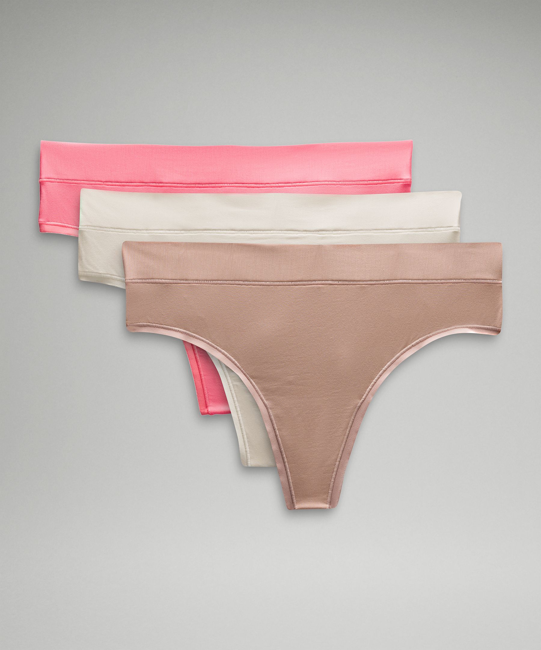 UnderEase High-Rise Thong Underwear *3 Pack
