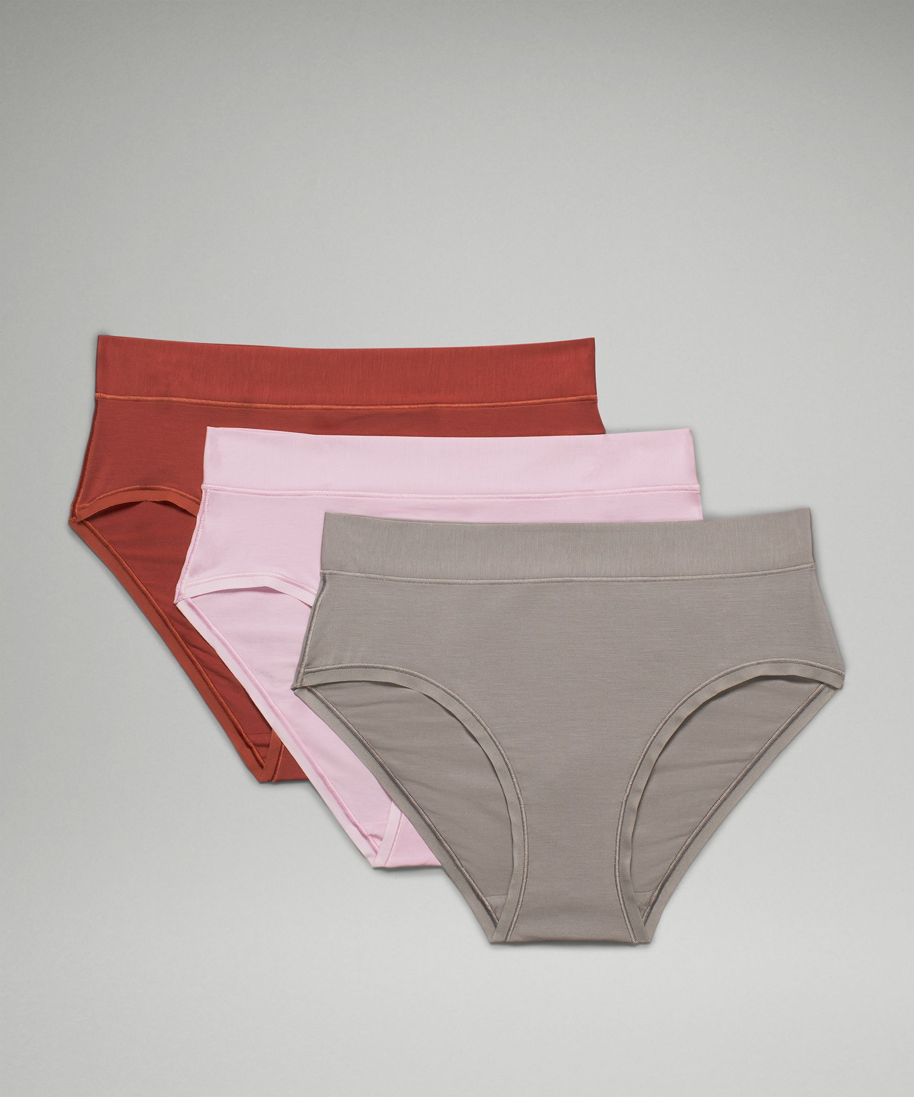 Lululemon Underease High-rise Bikini Underwear 3 Pack
