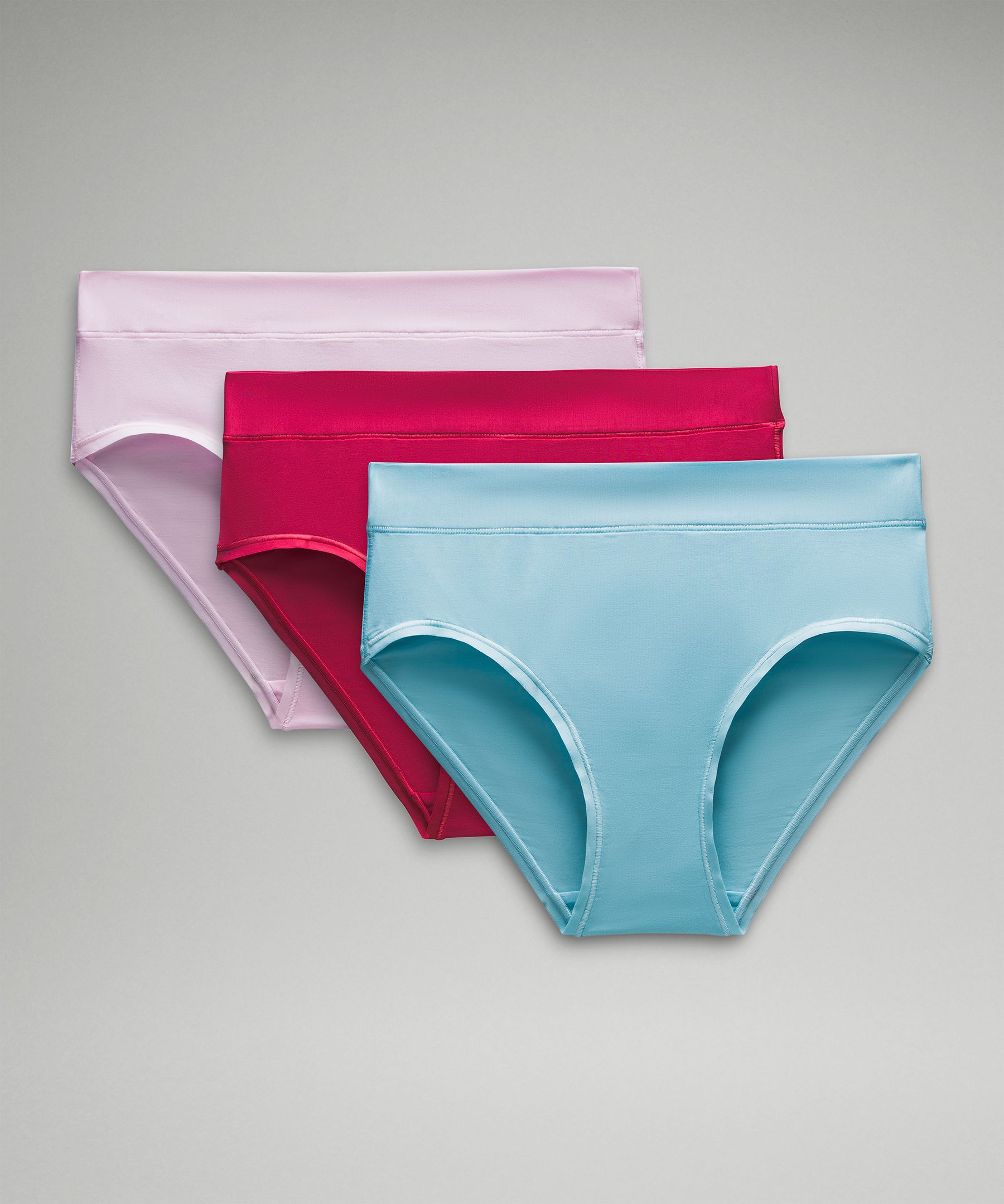 Lululemon Wundermost Ultra-soft Nulu Mesh Logo High-waist Bikini Underwear