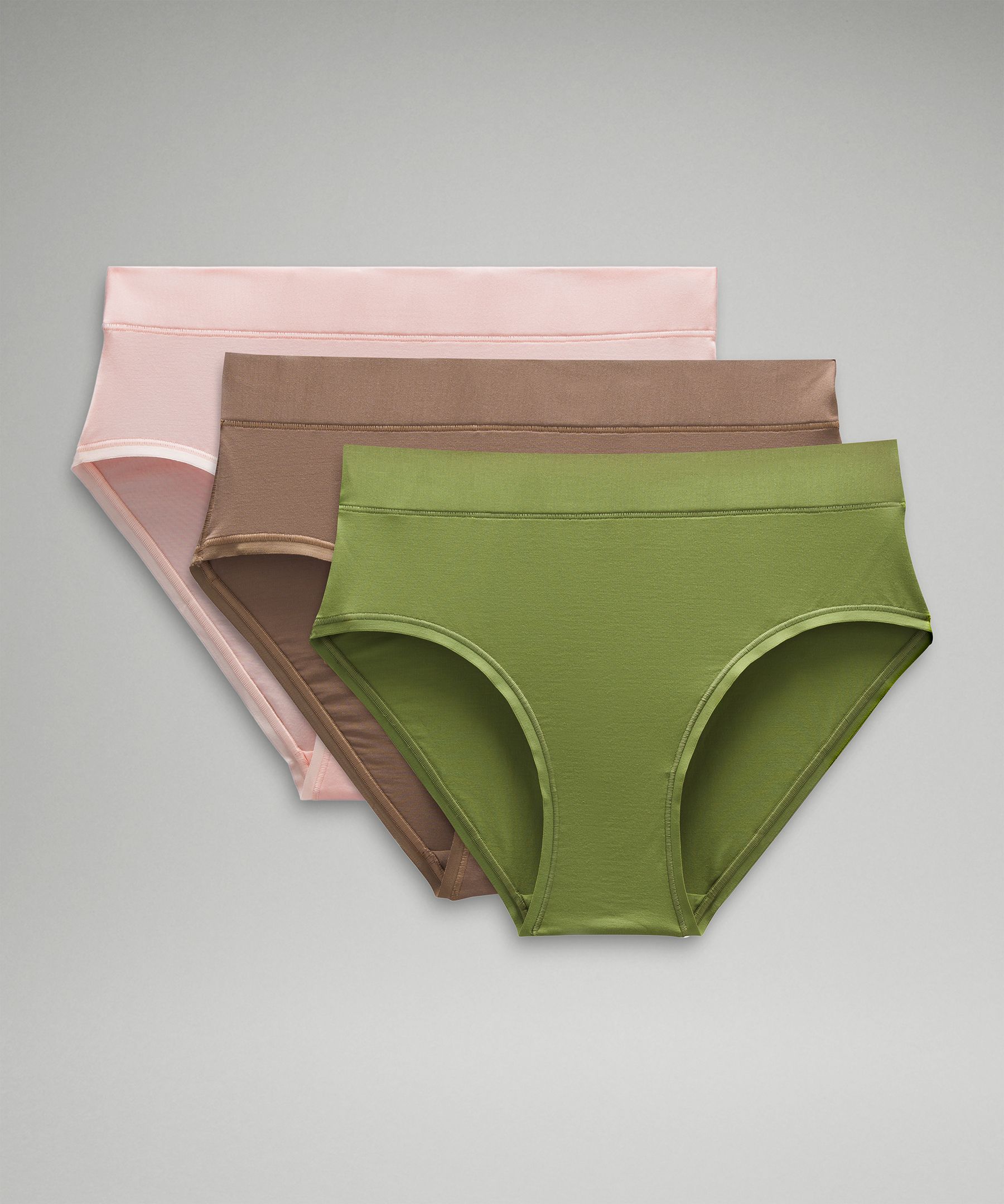 Shop Lululemon Underease High-rise Bikini Underwear 3 Pack