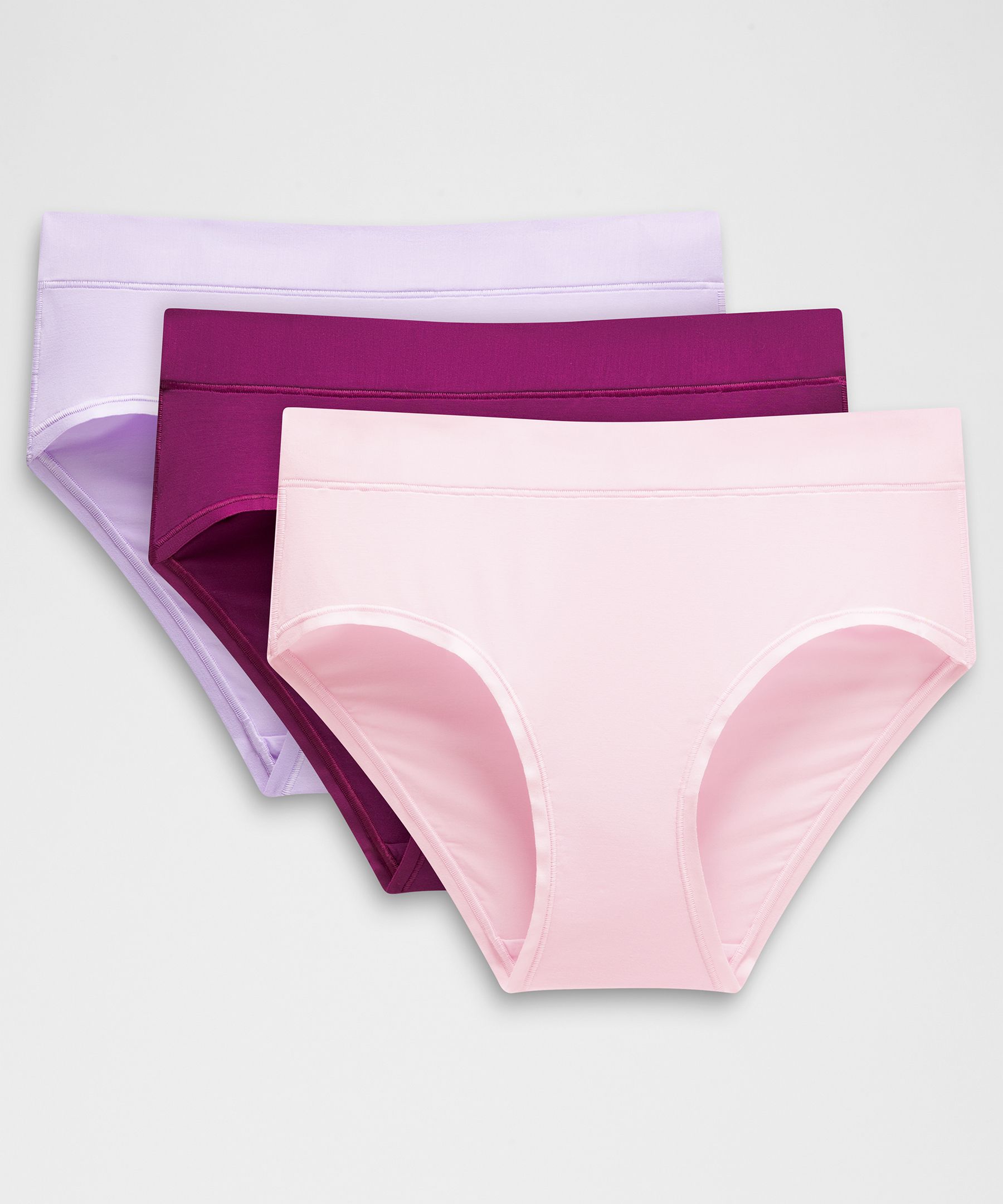 Lululemon Underease High-rise Bikini Underwear 3 Pack