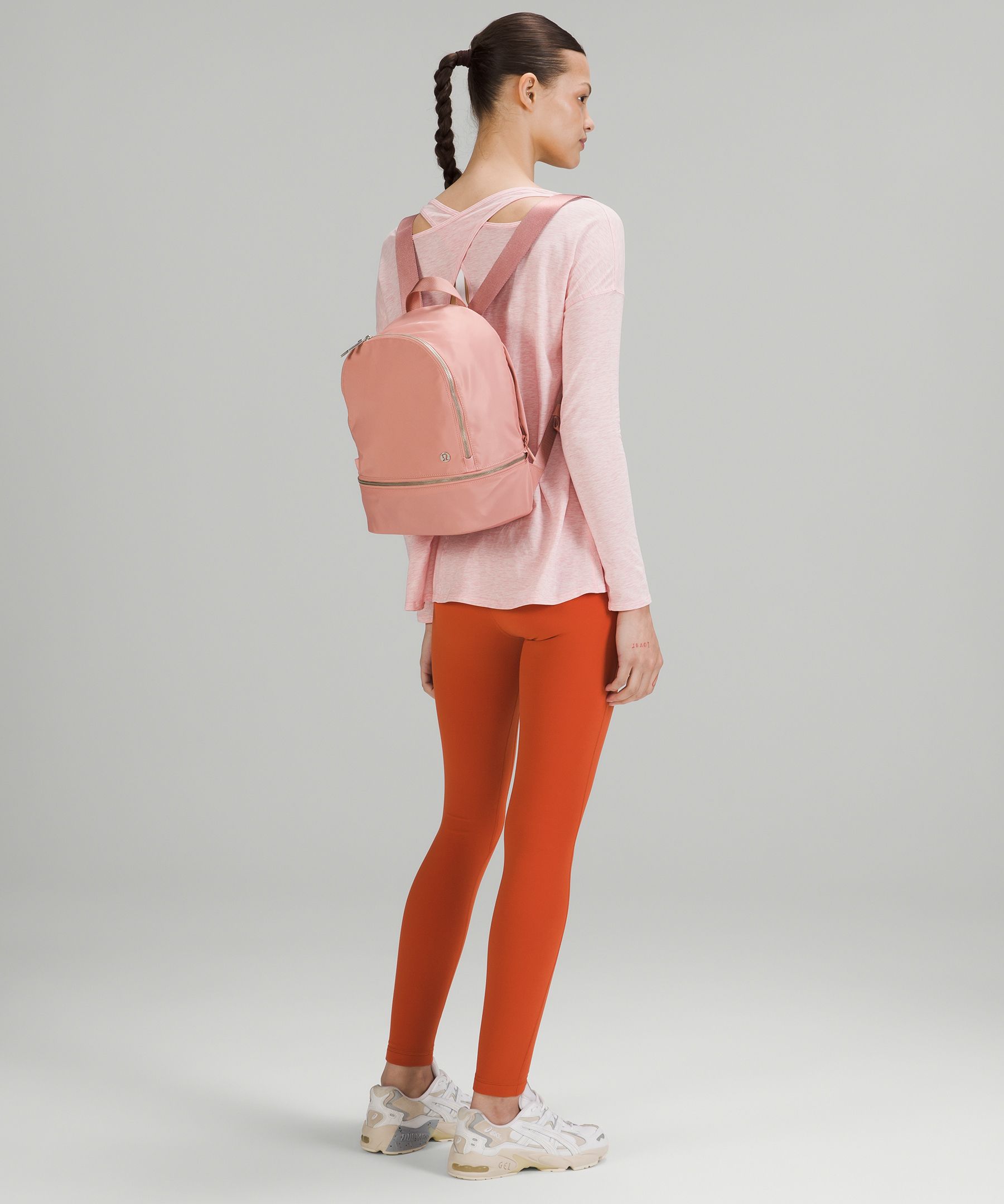 Lululemon pink backpack hotsell