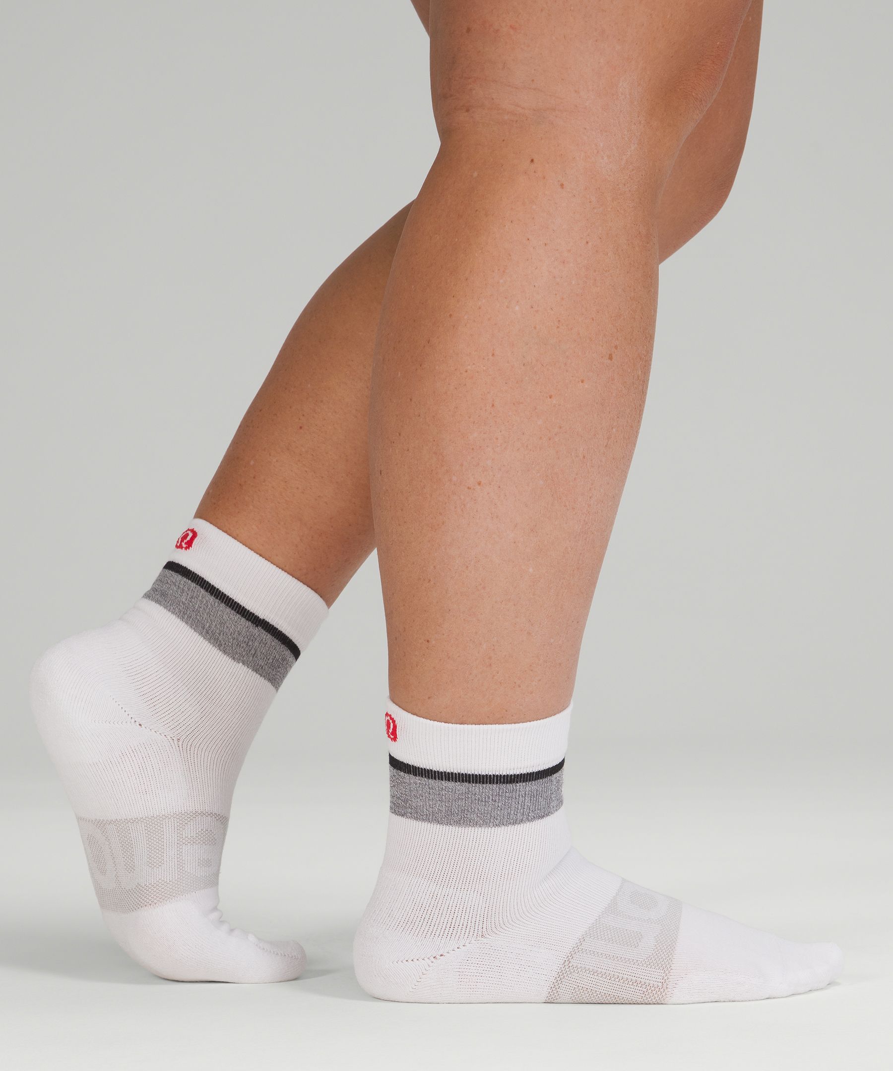 Chaussettes Daily Stride mi hautes Stripe lululemon pour femmes