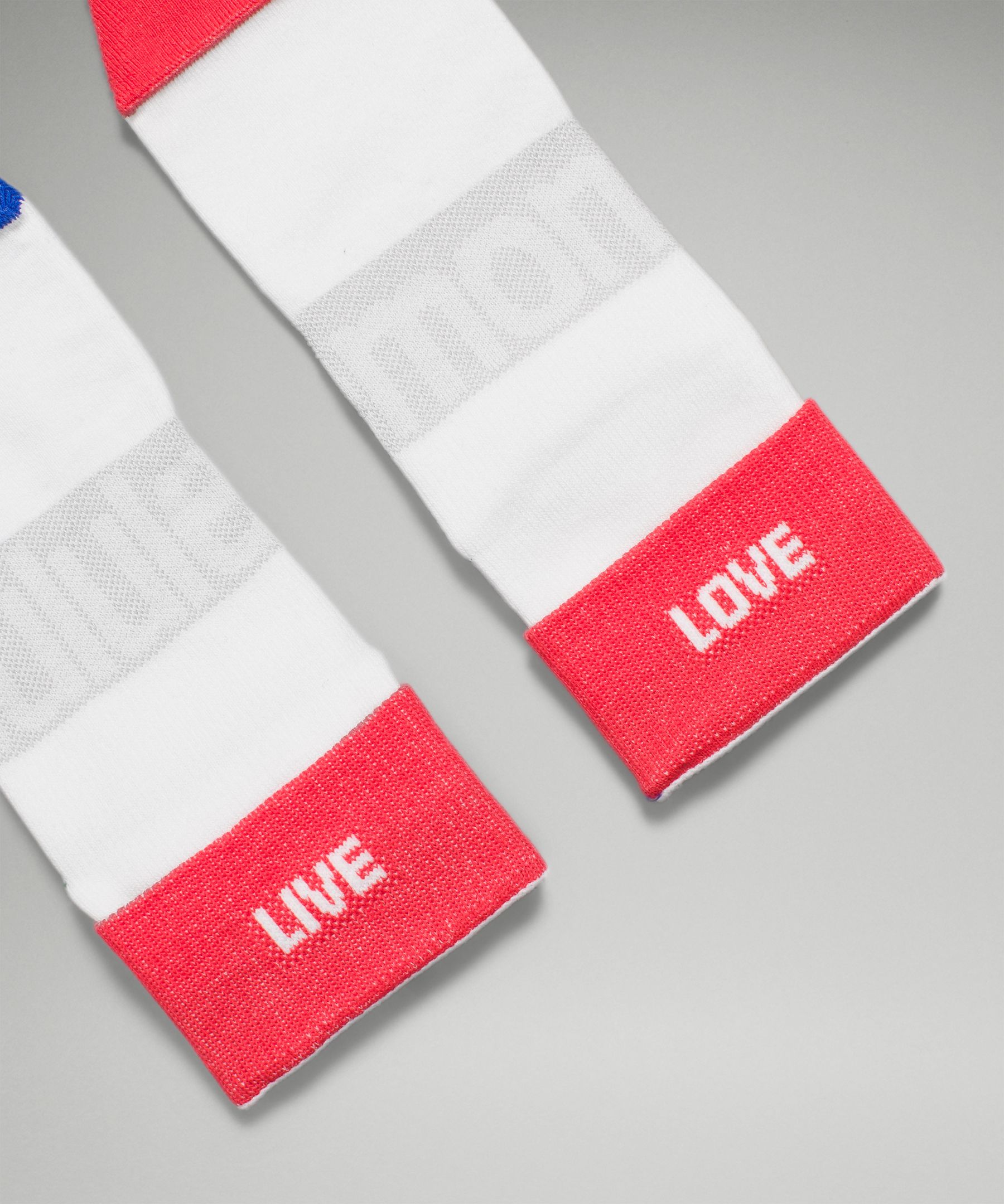 Lululemon Daily Stride Mid-Crew Sock *Rainbow lululemon - White - lulu  fanatics