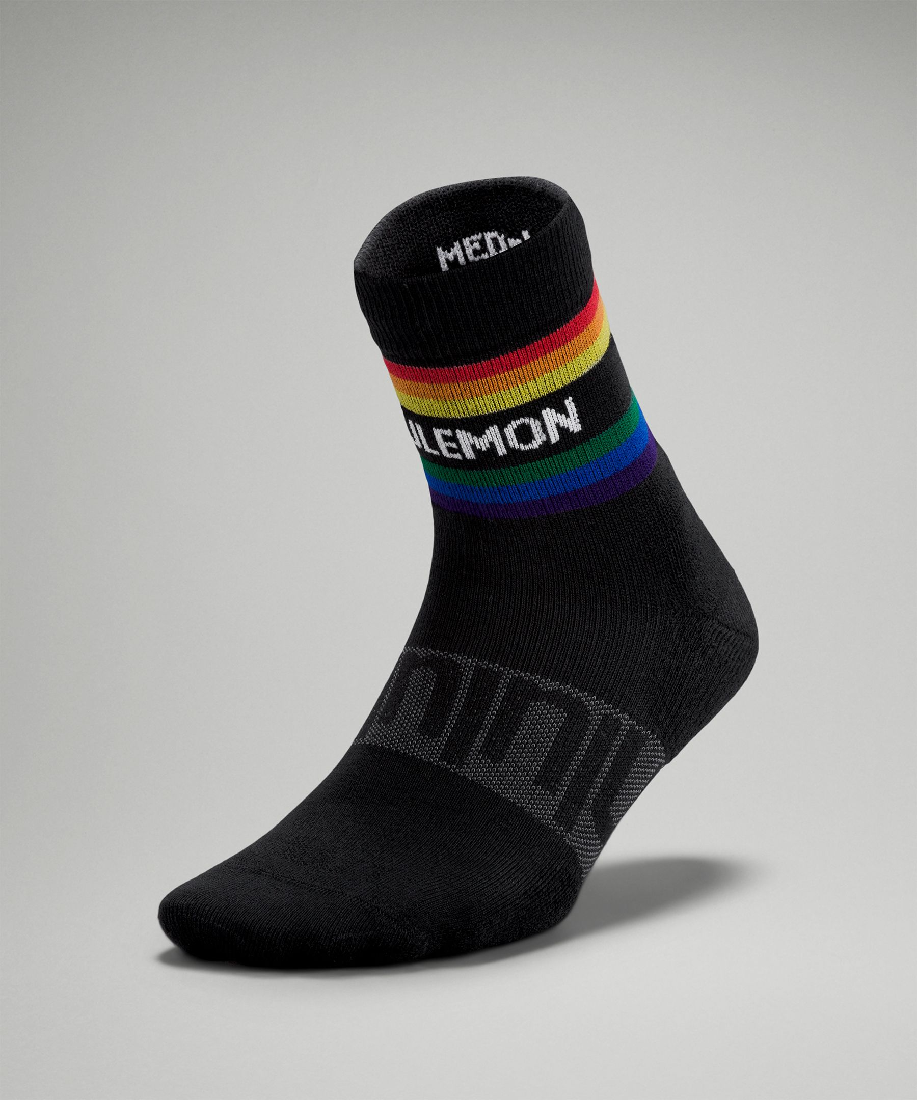 Lululemon athletica Women's Daily Stride Mid-Crew Sock Rainbow