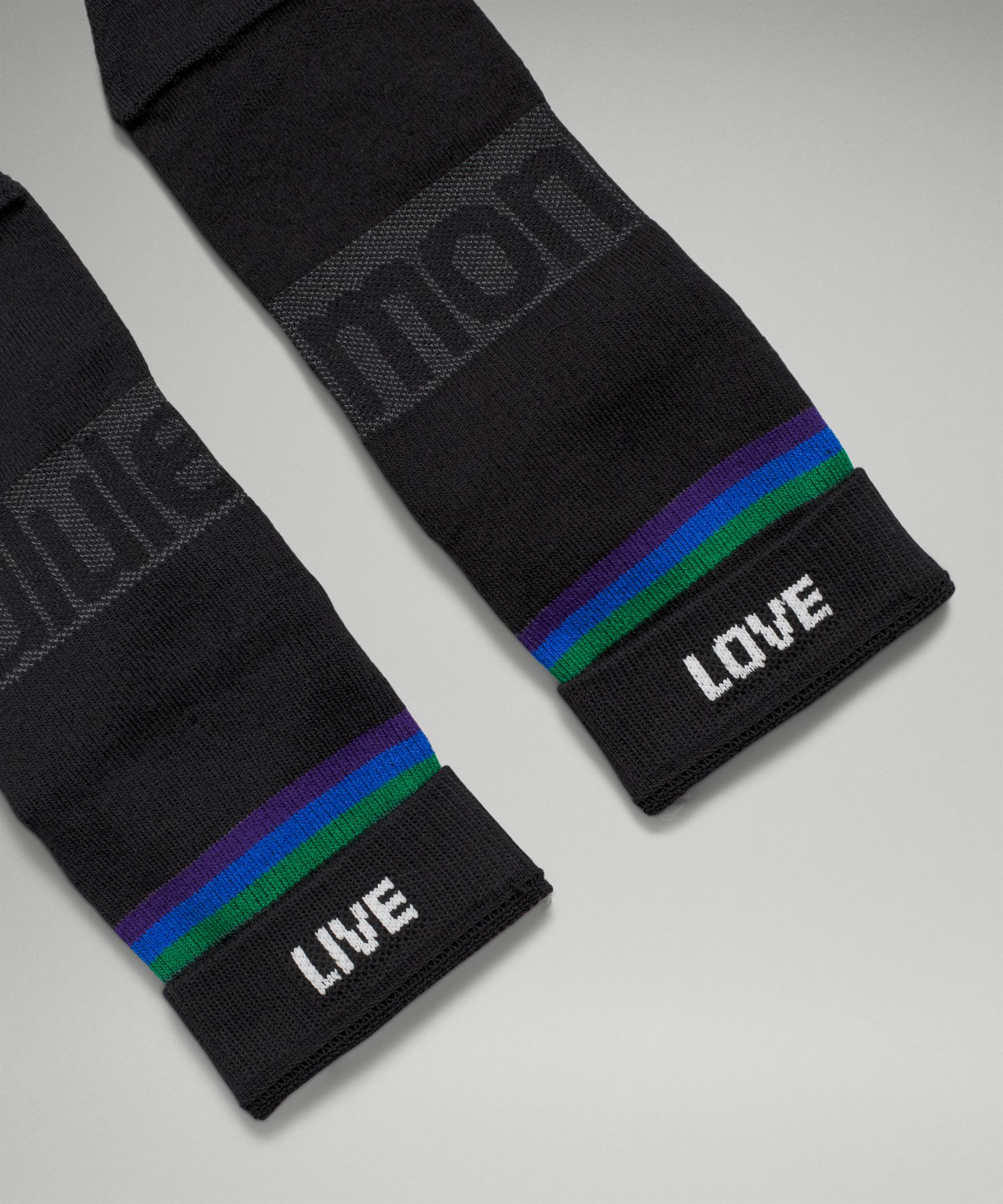 Lululemon Daily Stride Mid-Crew Sock *Rainbow lululemon - White - lulu  fanatics