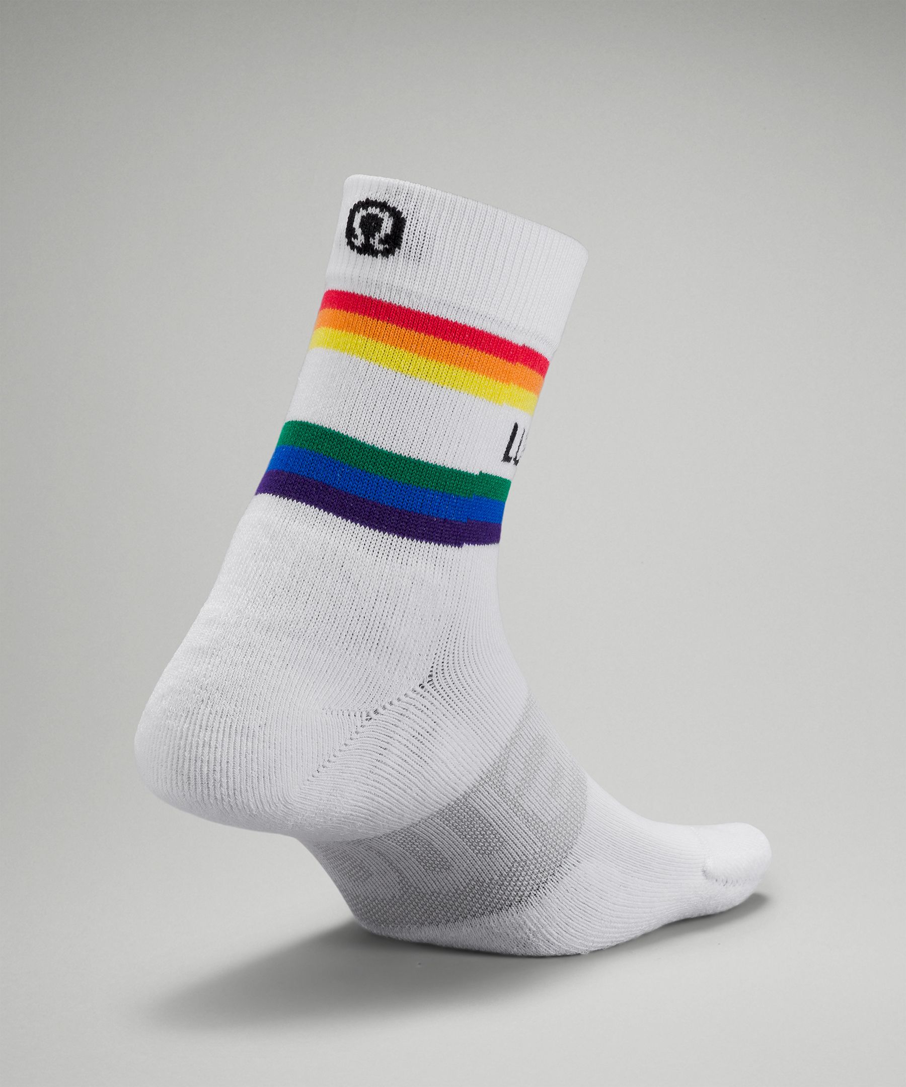 Lululemon athletica Women's Daily Stride Mid-Crew Sock Rainbow