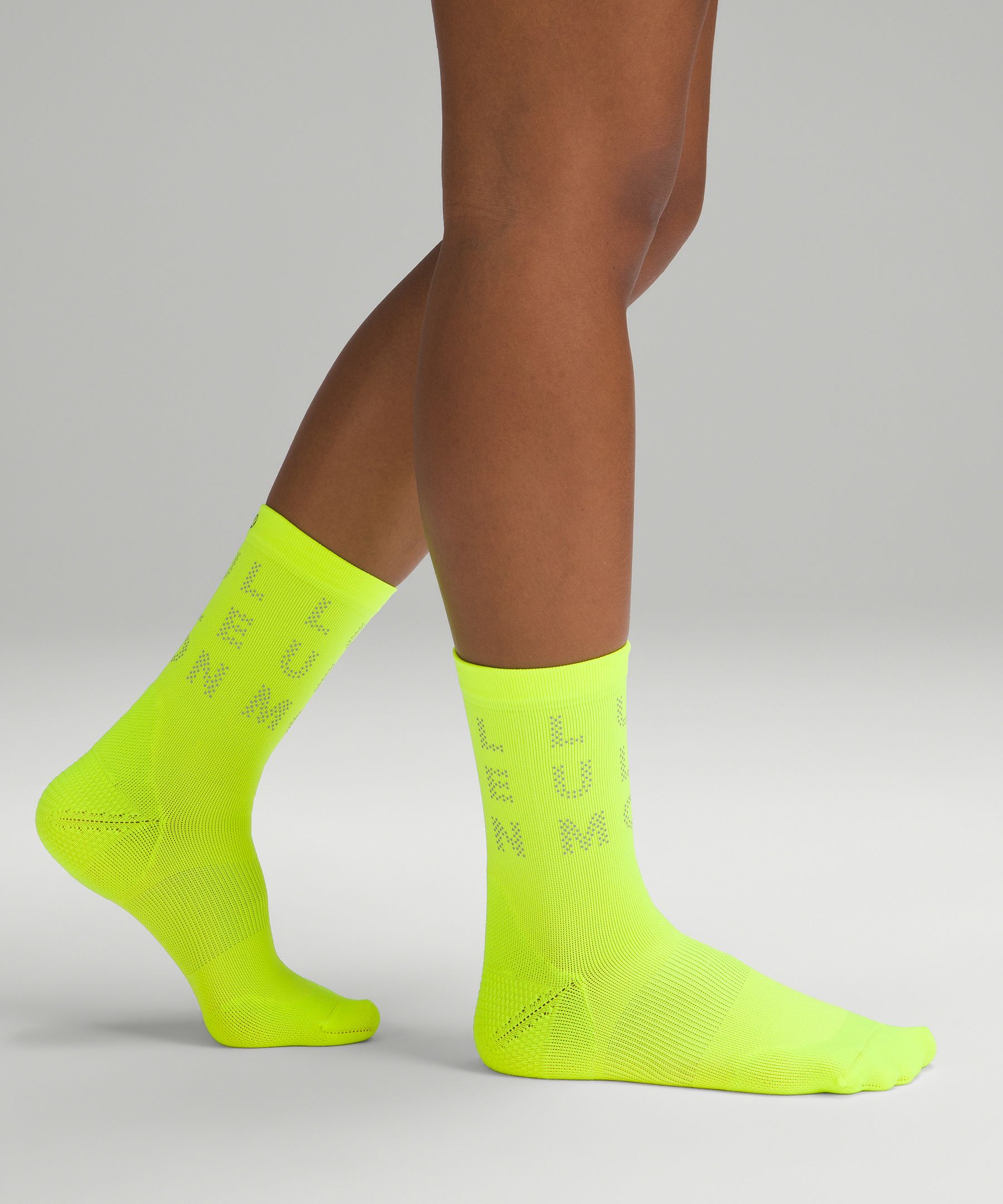 Women's Power Stride Crew Sock *Reflective Lululemon HK