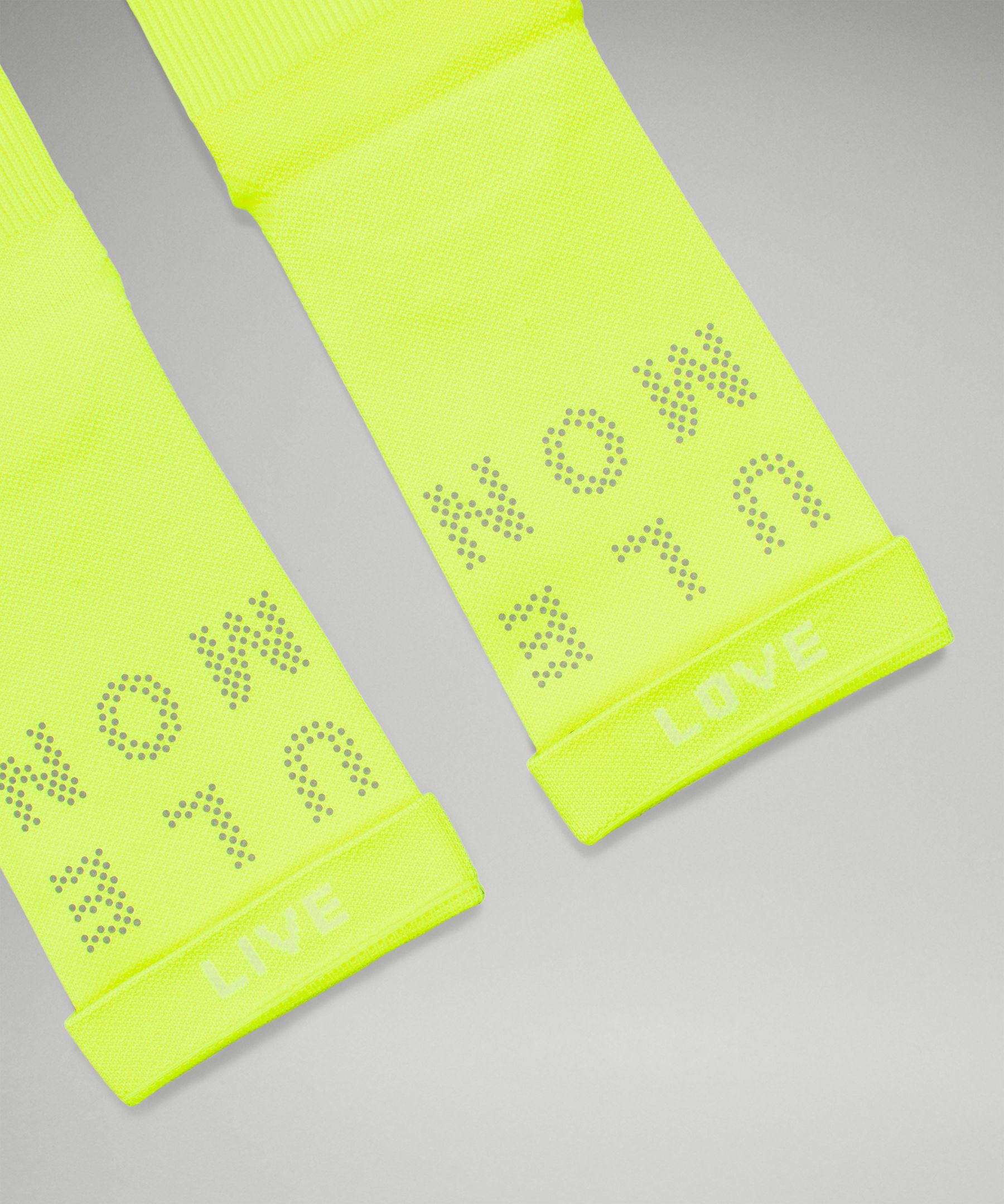 Women's Power Stride Crew Socks *Reflective Wordmark