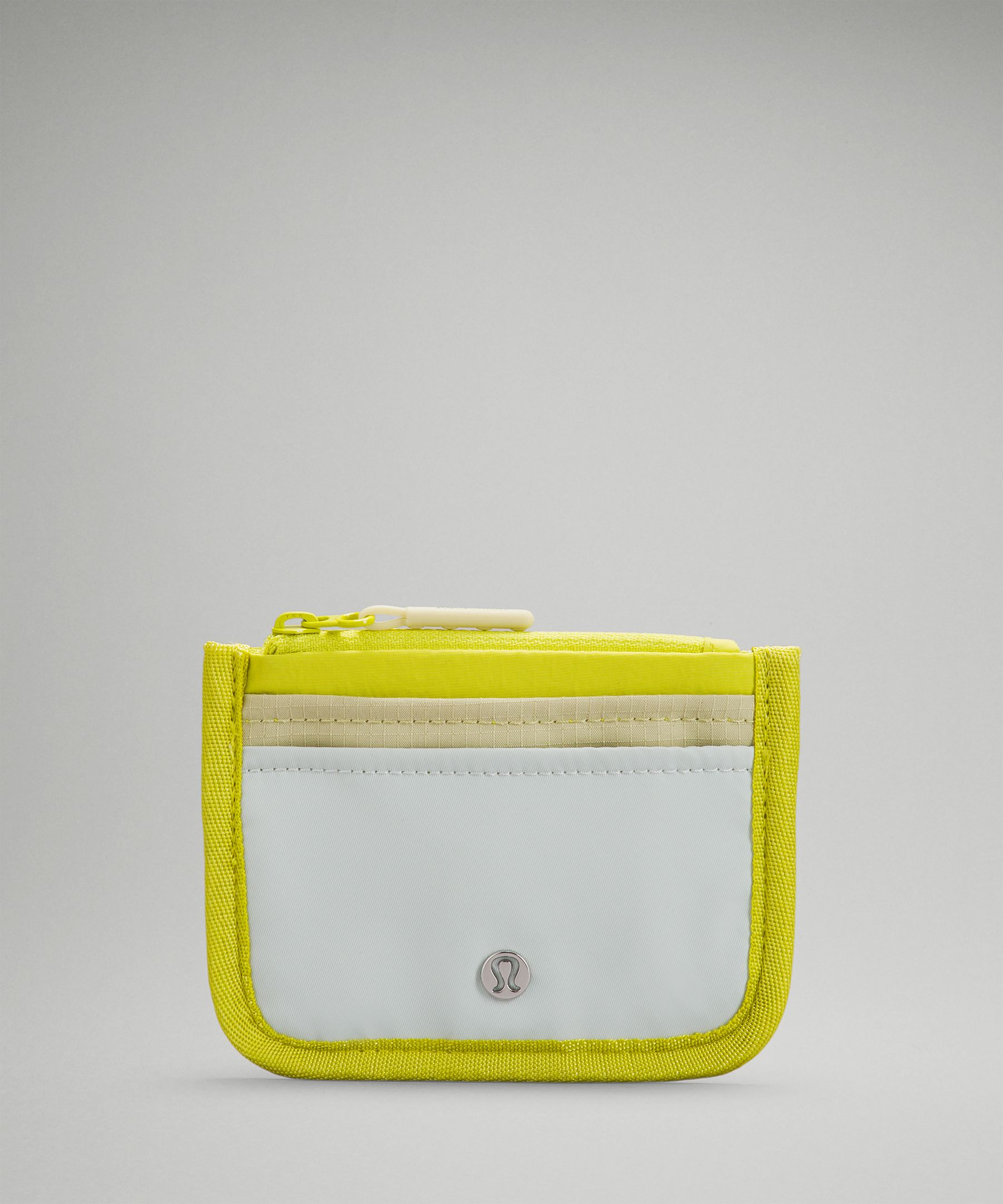 Lululemon True Identity Card Case In Ocean Air/dew Green/yellow Serpentine