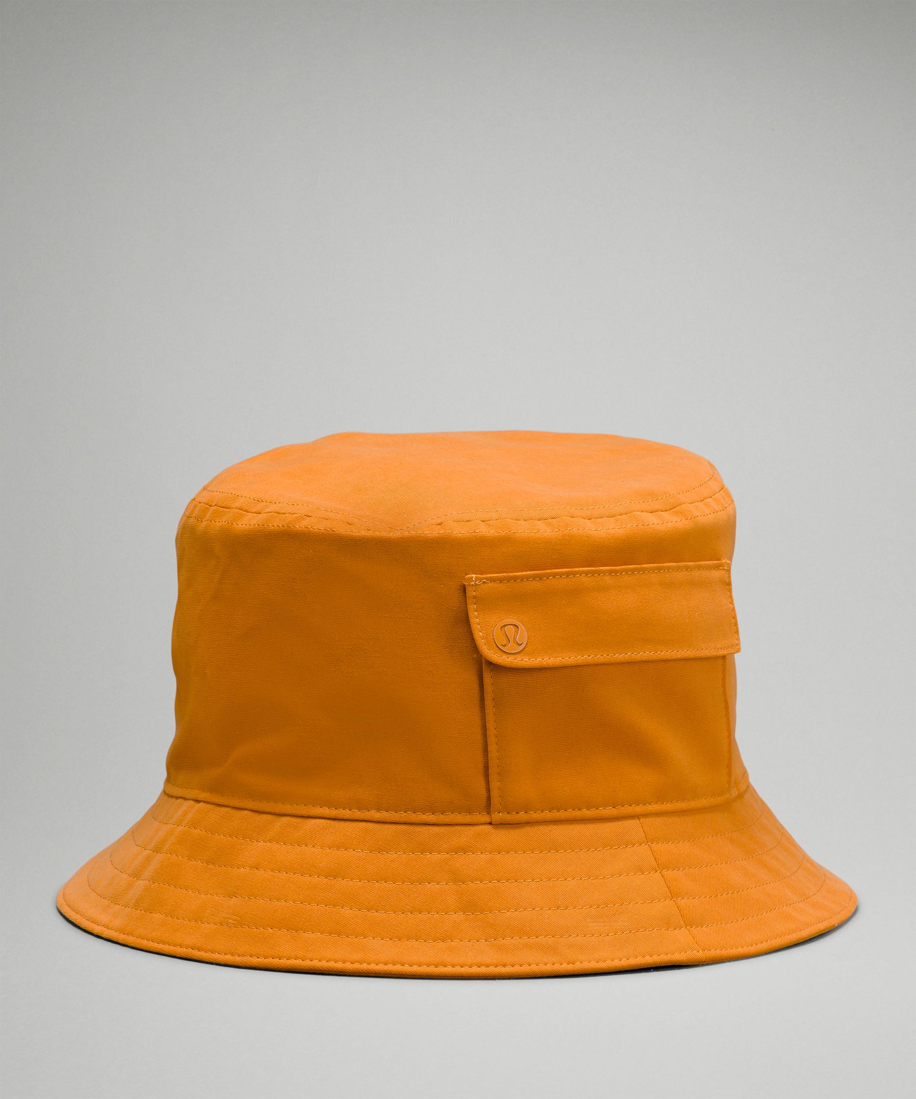 Lululemon On My Level Bucket Hat With Pocket In Autumn Orange | ModeSens