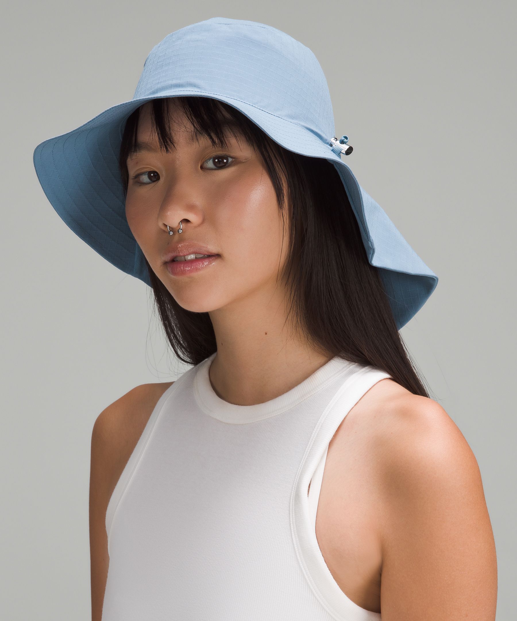 Shop Lululemon Cinchable Wide Brim Bucket Hat