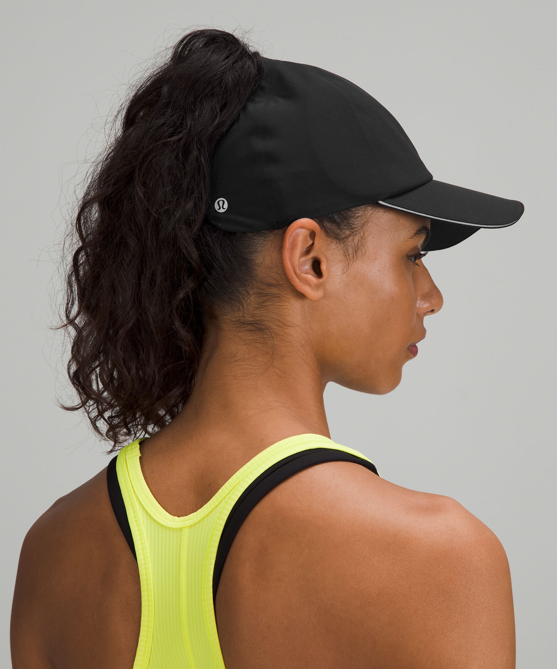 Shop Lululemon Fast And Free Ponytail Running Hat