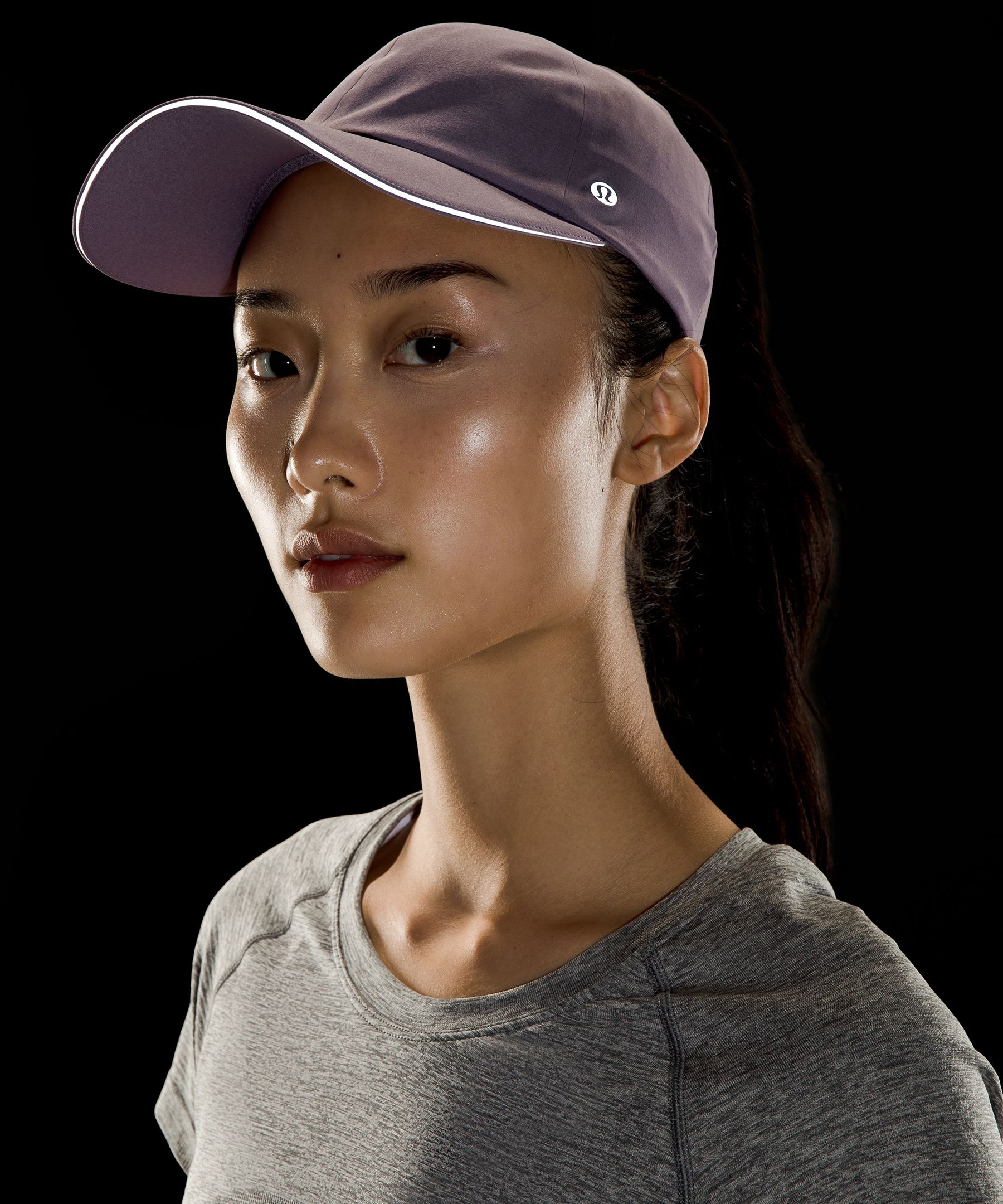 Lululemon Fast and Free Ponytail Running Hat - Purple