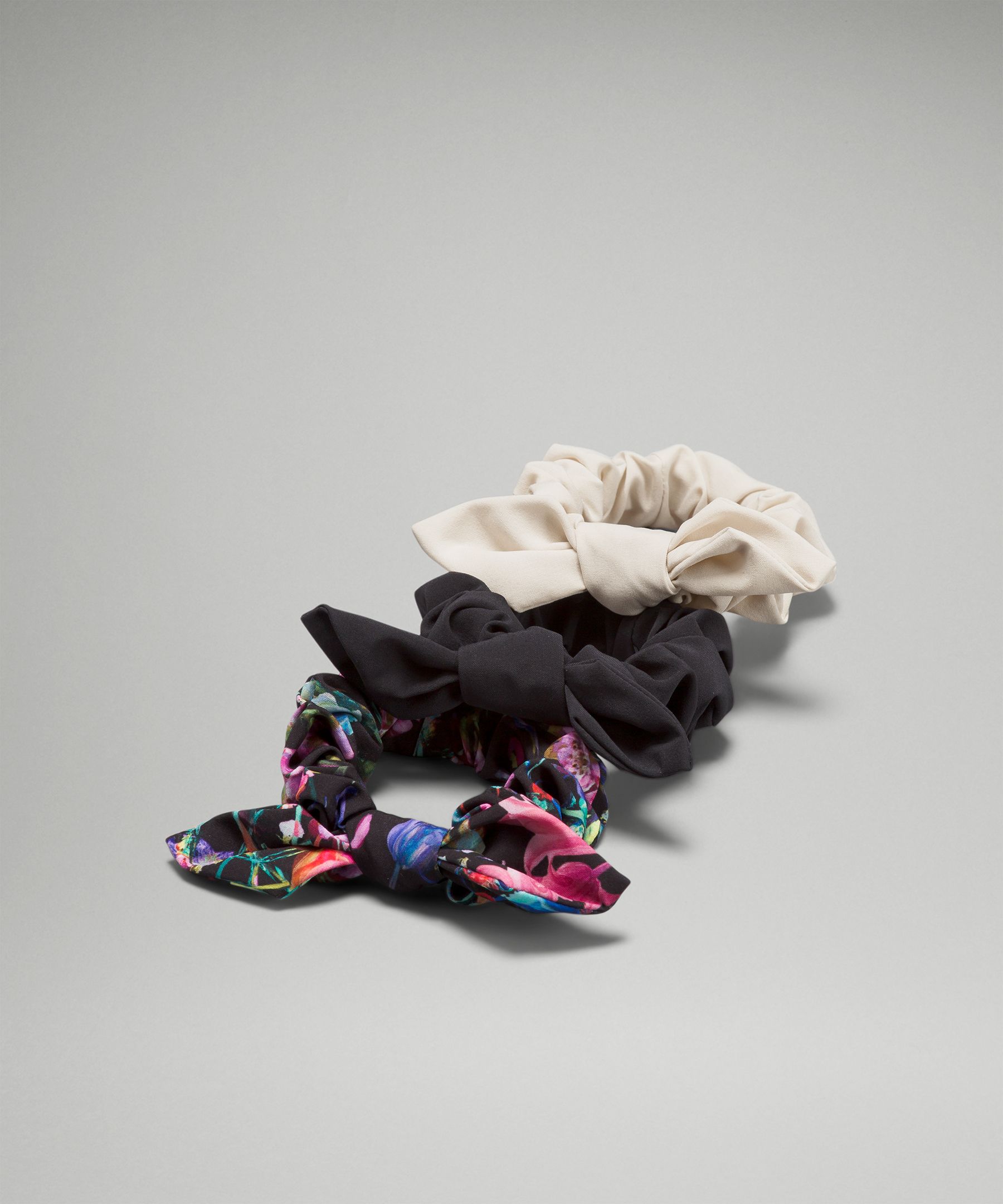 Lululemon Uplifting Bow Scrunchie 3 Pack