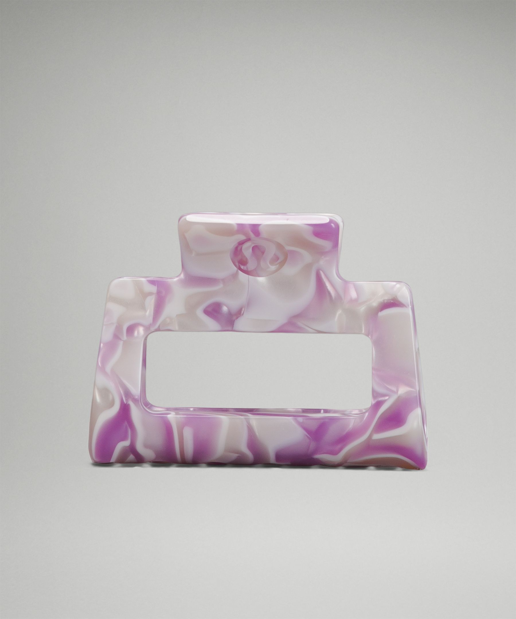 Lululemon Medium Claw Hair Clip In Purple Blossom Light/white Opal