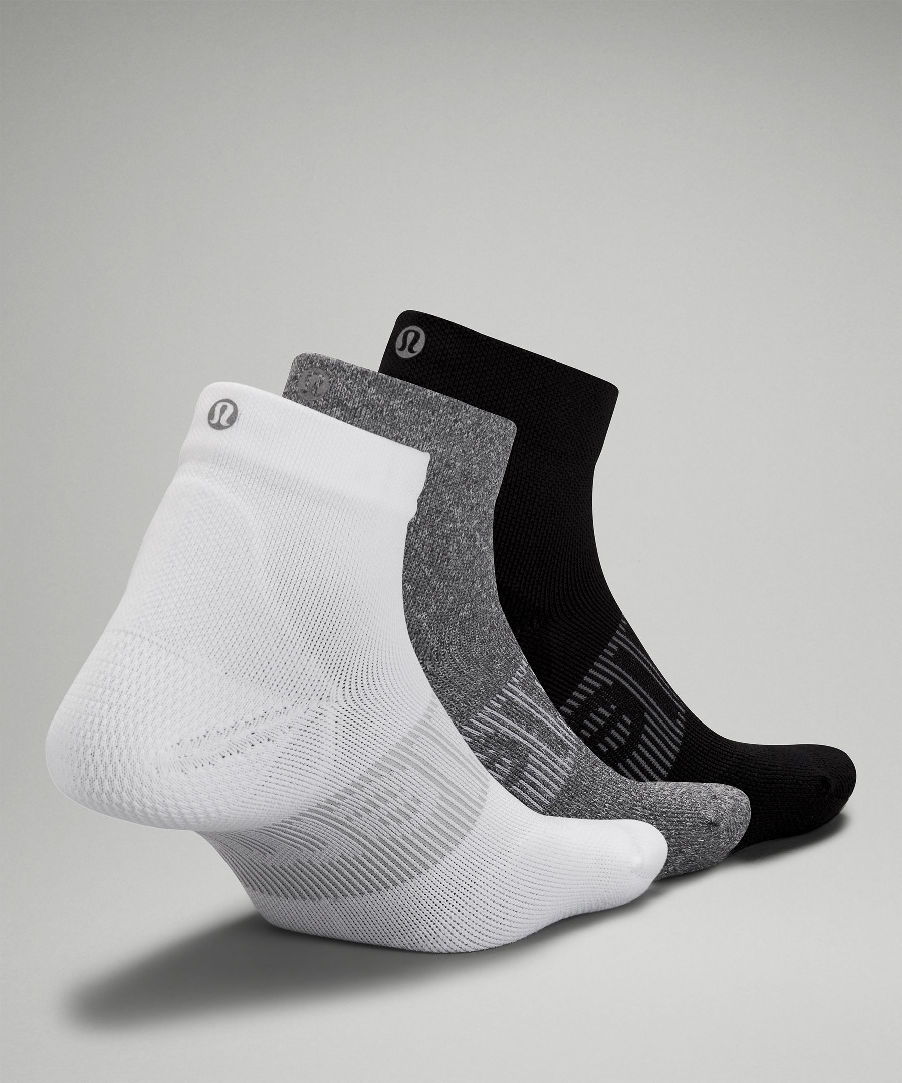 Shop Lululemon Power Stride Ankle Socks 3 Pack