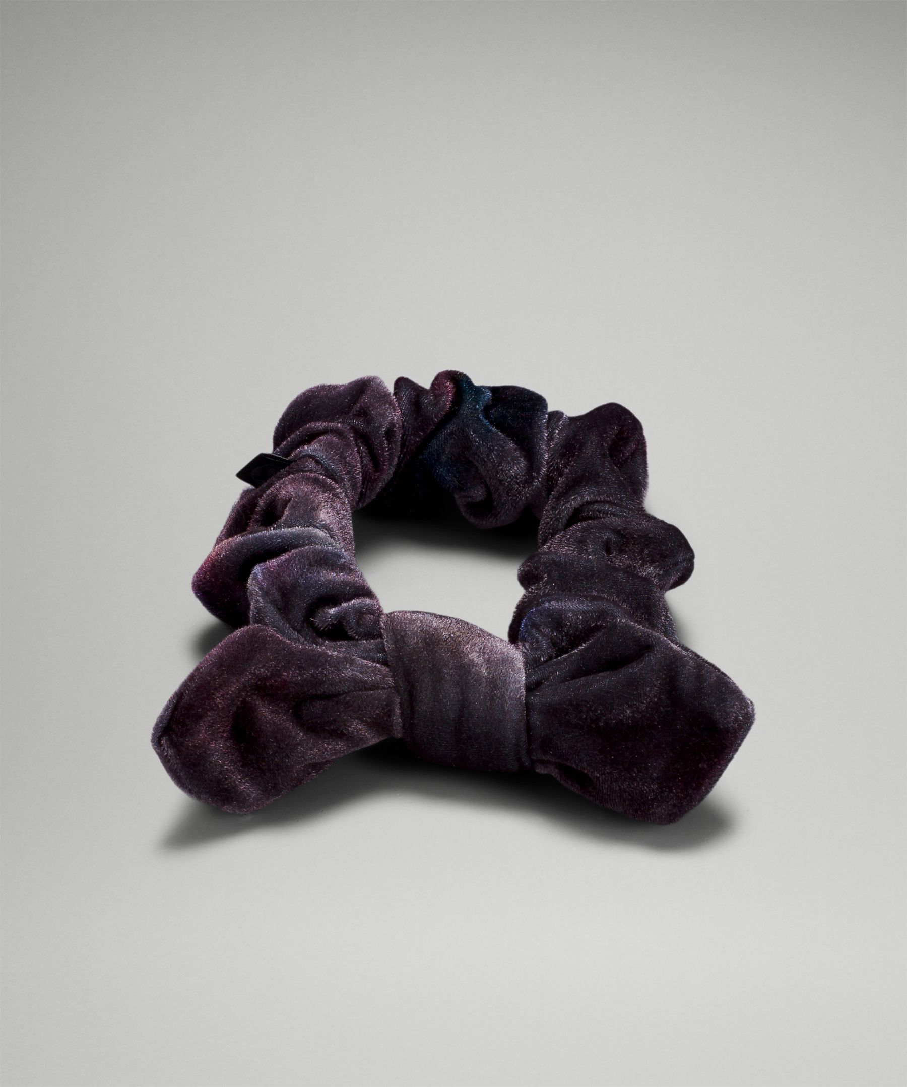 Lululemon Uplifting Scrunchie Bow In Interstellar Dark Grey