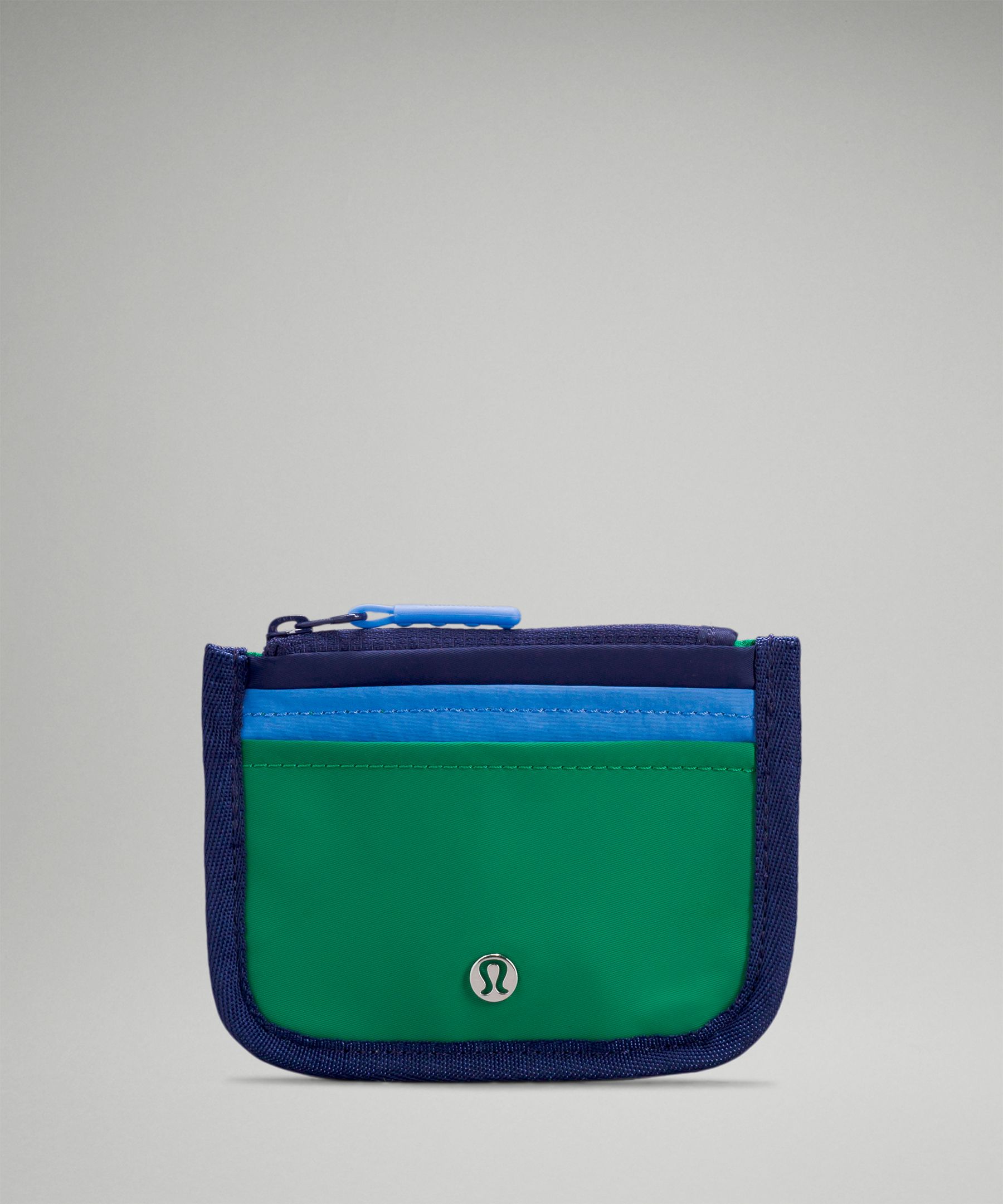 Lululemon True Identity Card Case In Emerald Ice/blue Nile/night Sea