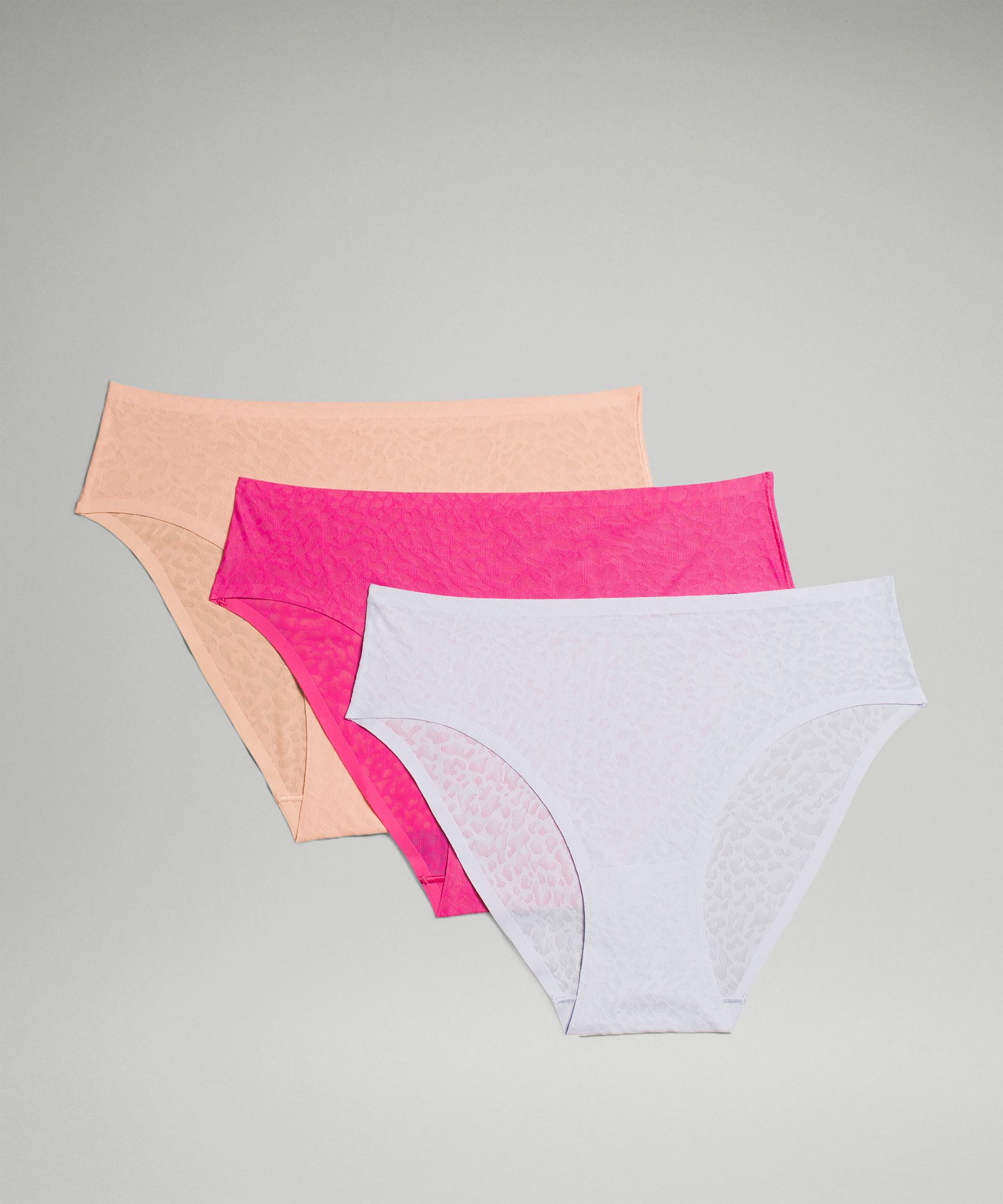 Lululemon athletica InvisiWear Mid-Rise Thong Underwear *3 Pack, Women's